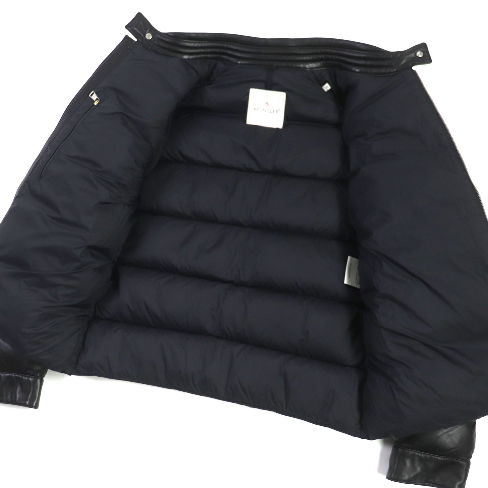 Moncler Garrel Nylon Down Jacket Black