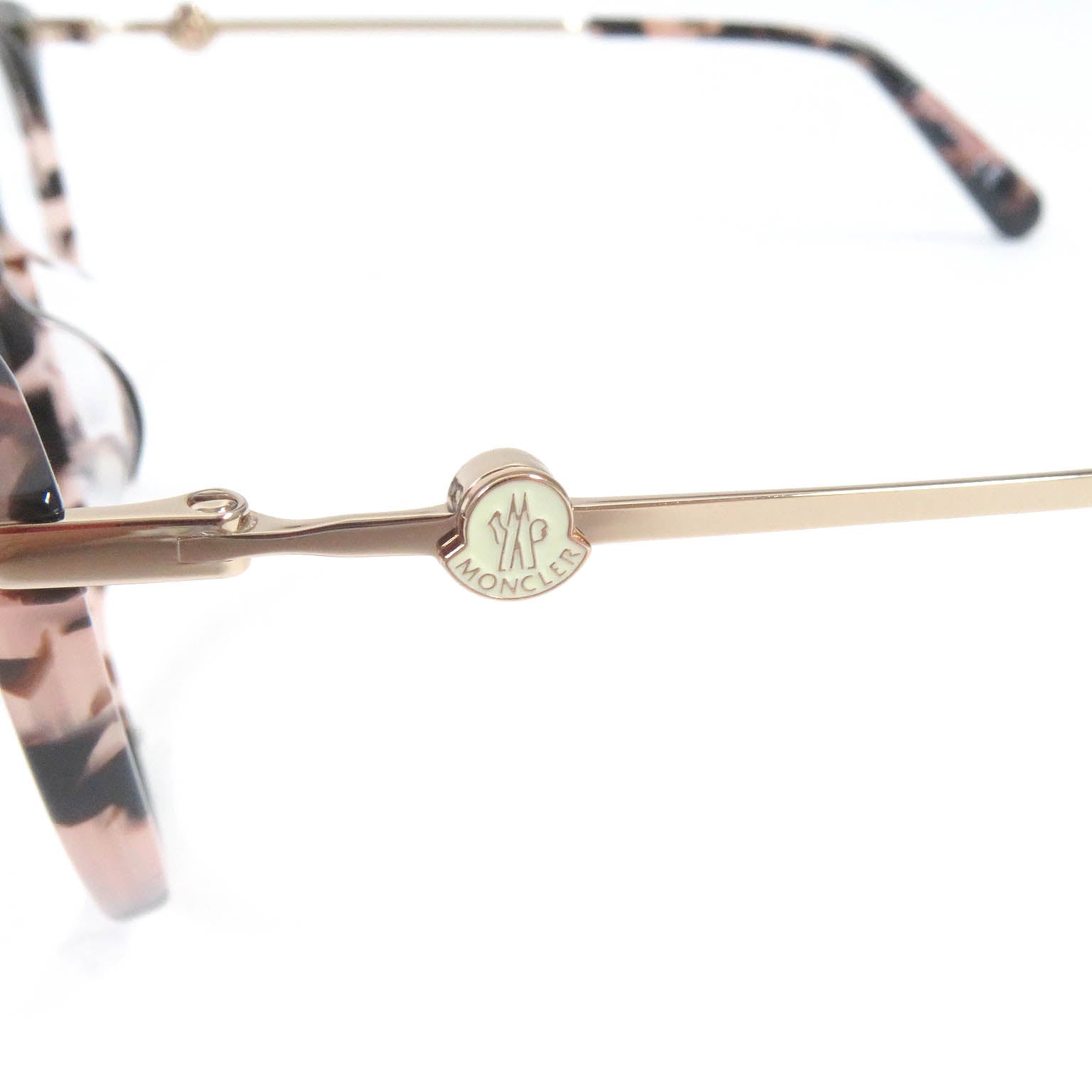 Moncler Marble Boston Frame Glasses Eyewear