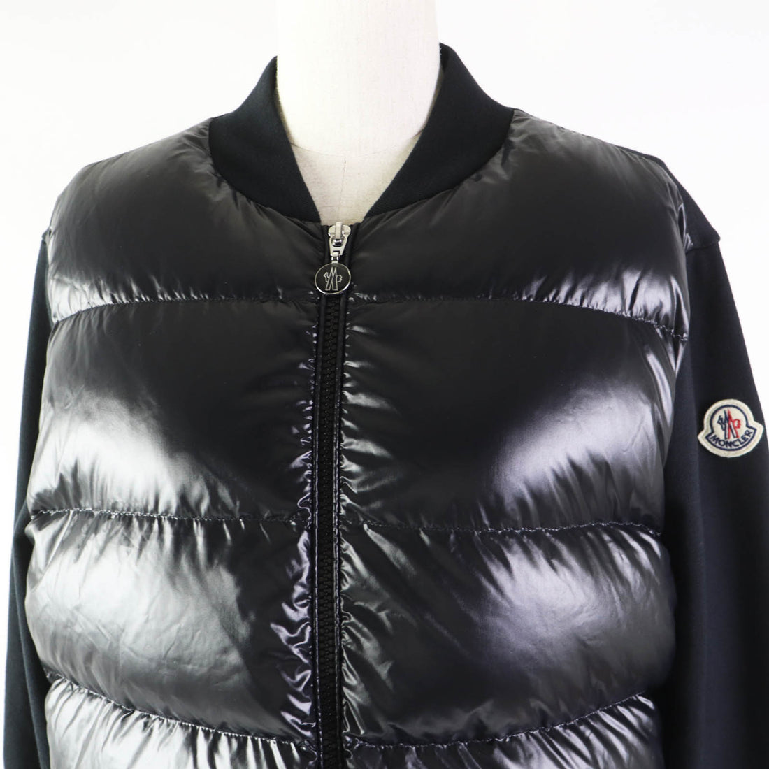 Moncler MAGLIA APERTA Down Jacket Black XS Women