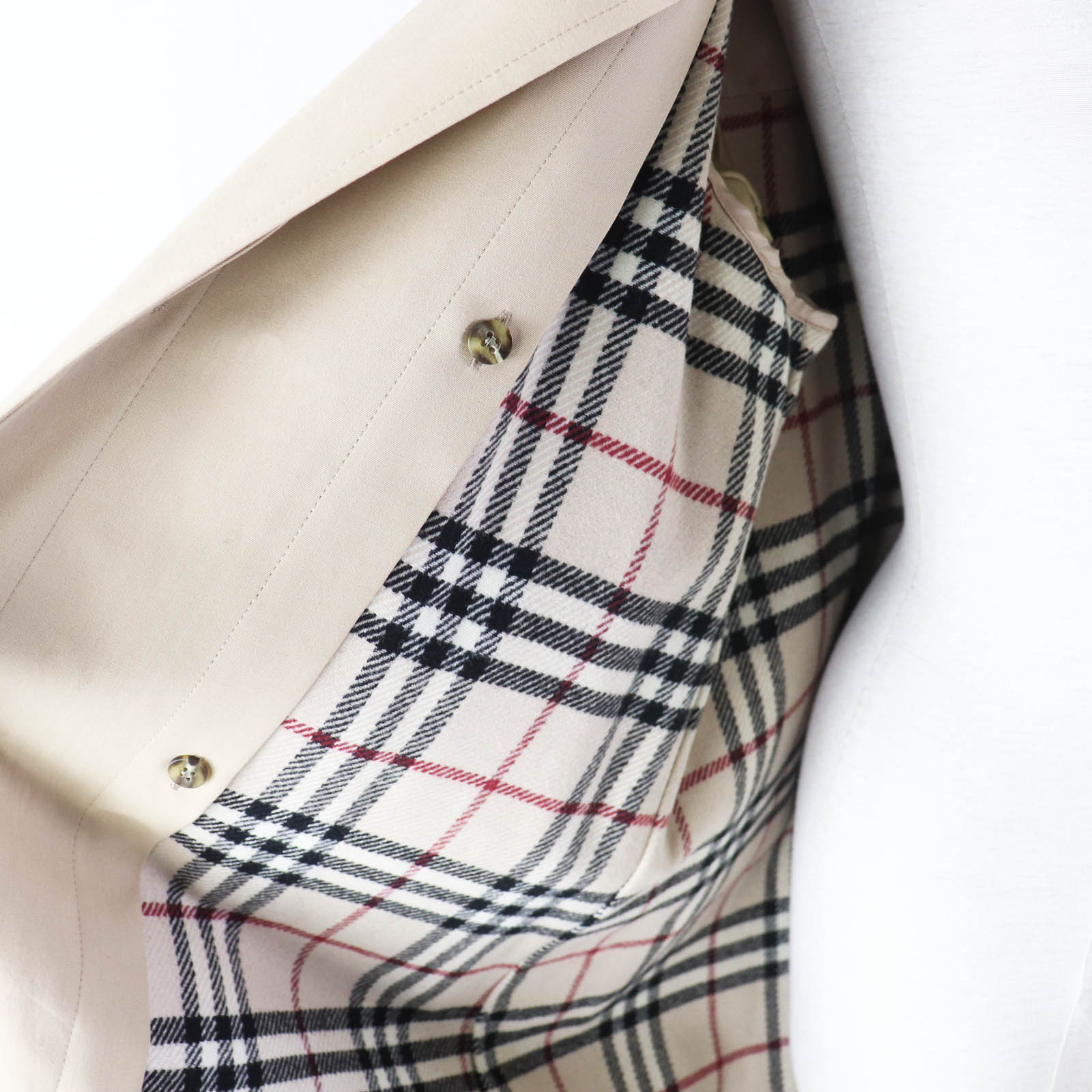 Burberry Cotton Wool Liner Nova Check Coat Women