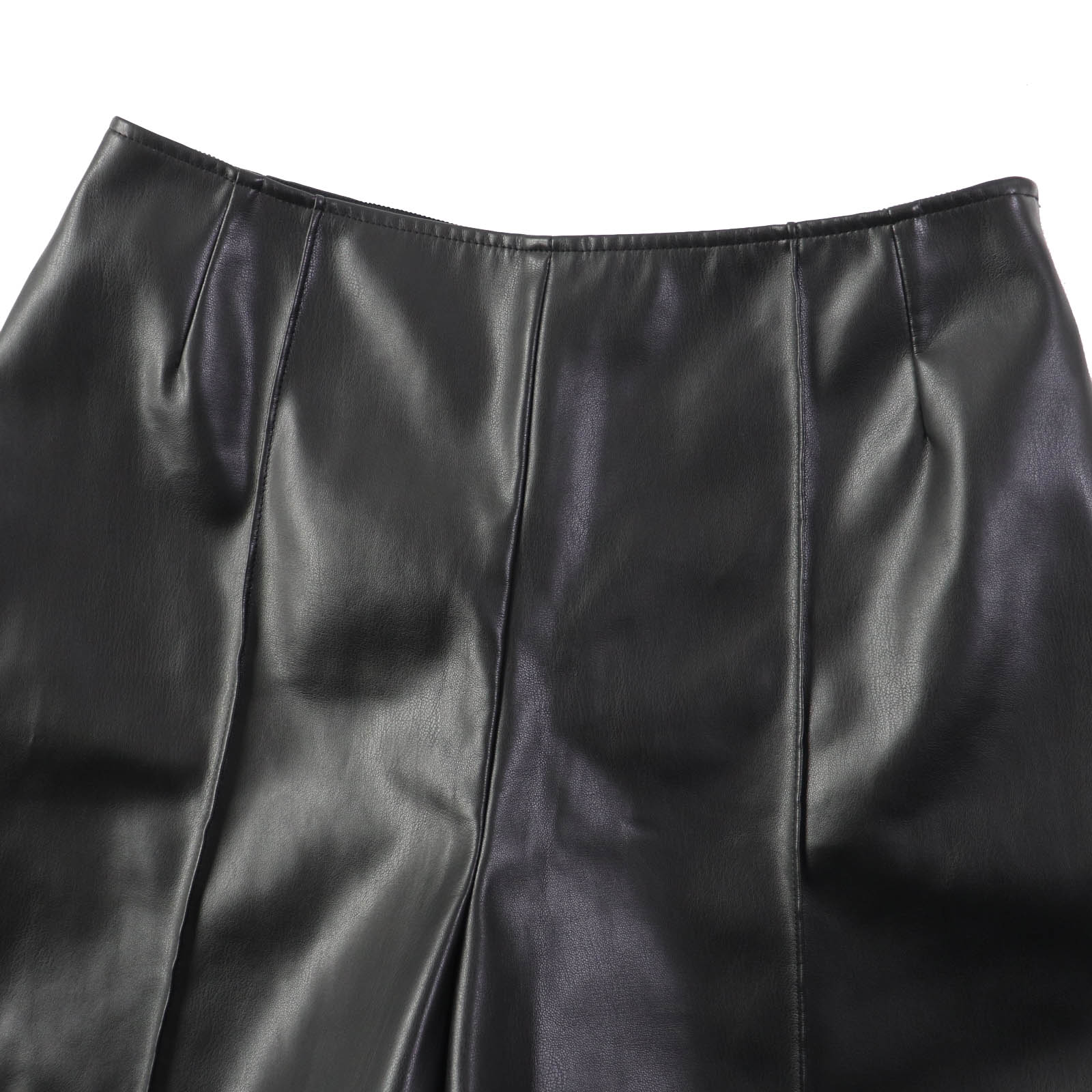 FOXEY NEW YORK Synthetic Leather Shorts Black Women