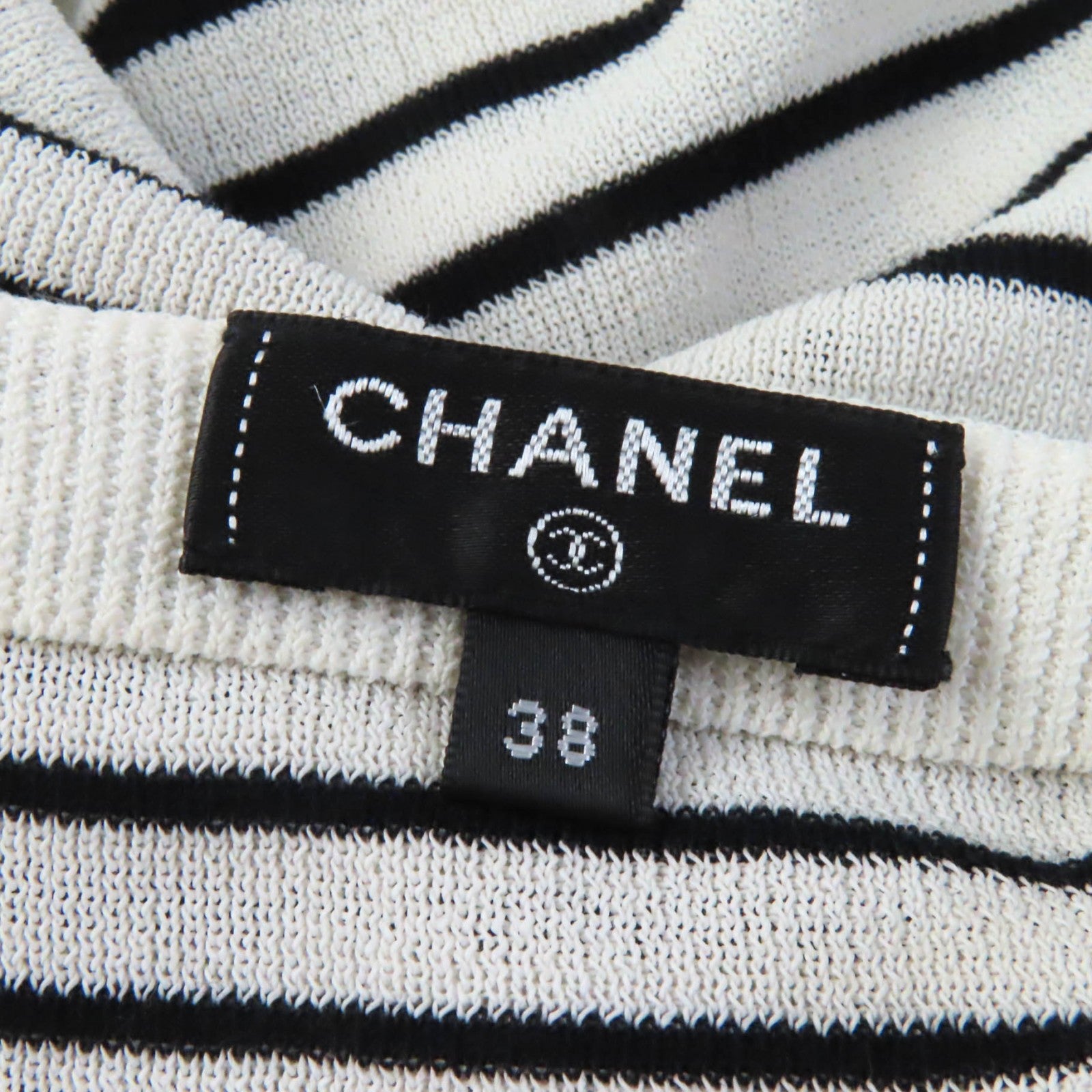 Chanel Cotton COCO Button Knit Top