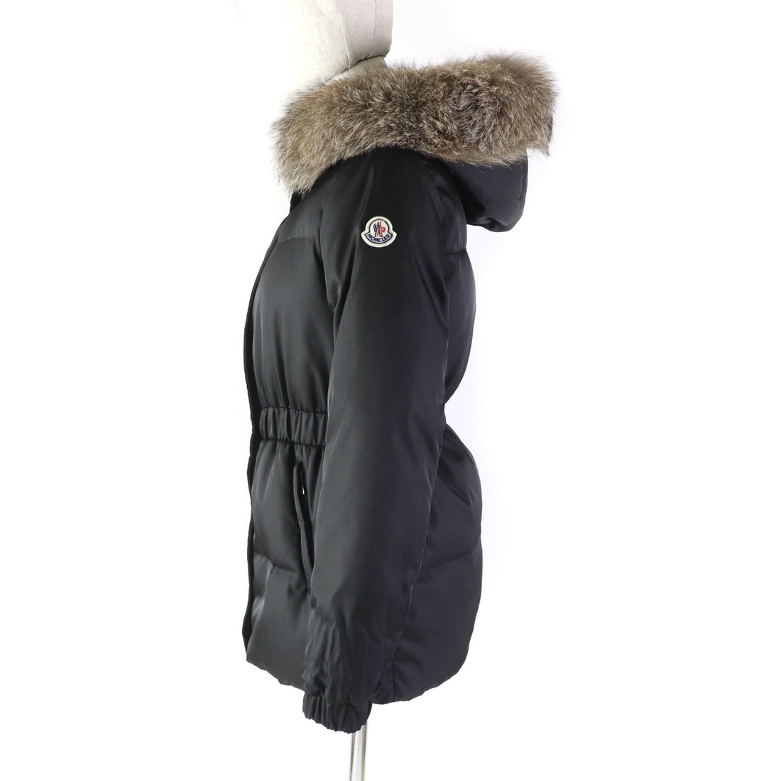 Moncler FATSIALFUR Down Jacket Black