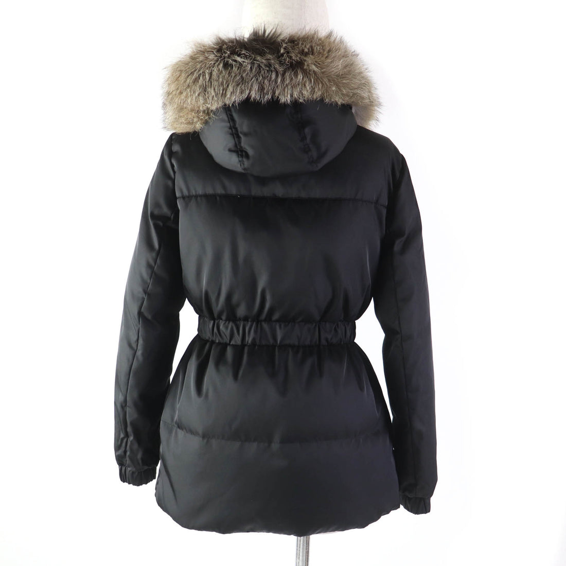 Moncler FATSIALFUR Down Jacket Black