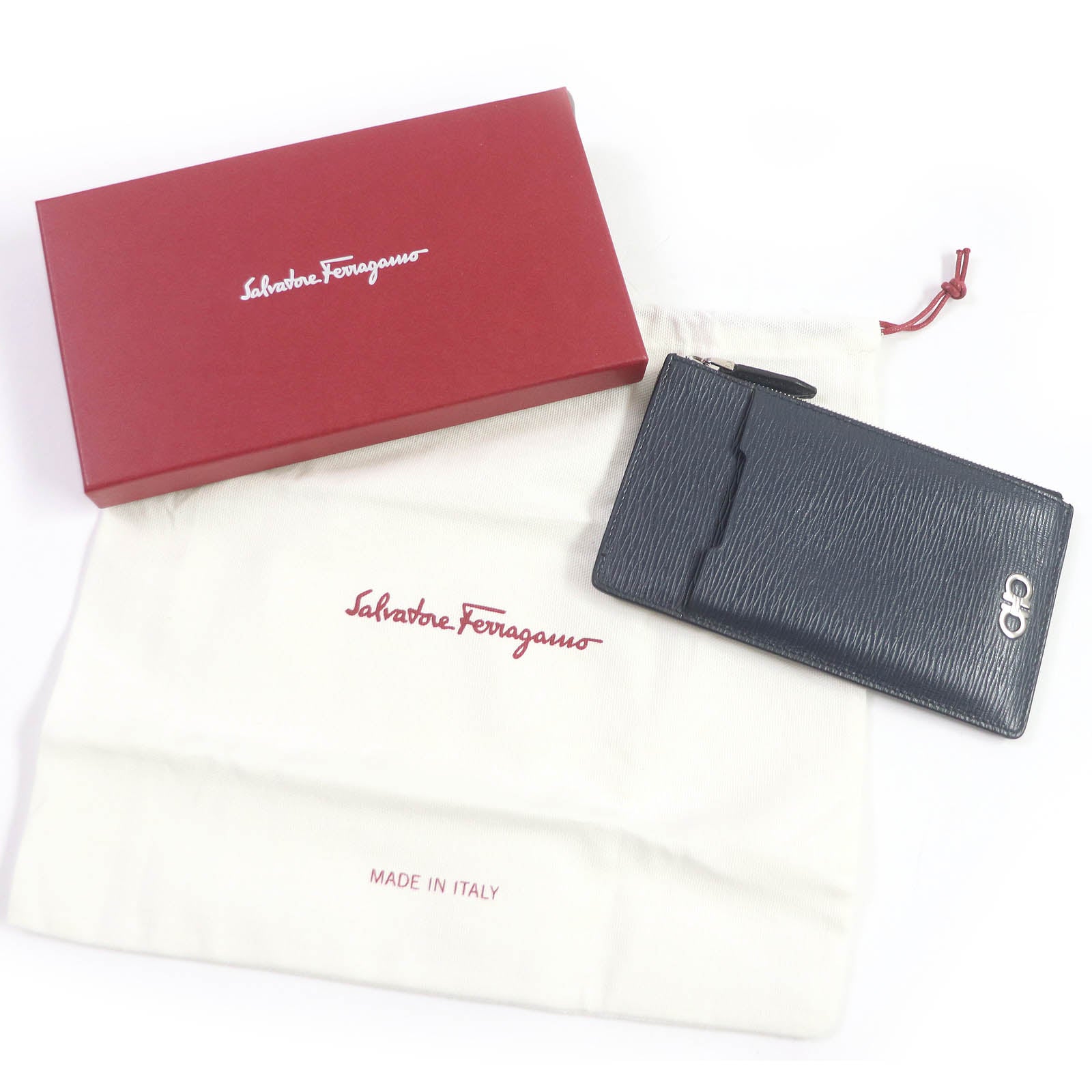 Salvatore Ferragamo Double Gancini Card Case