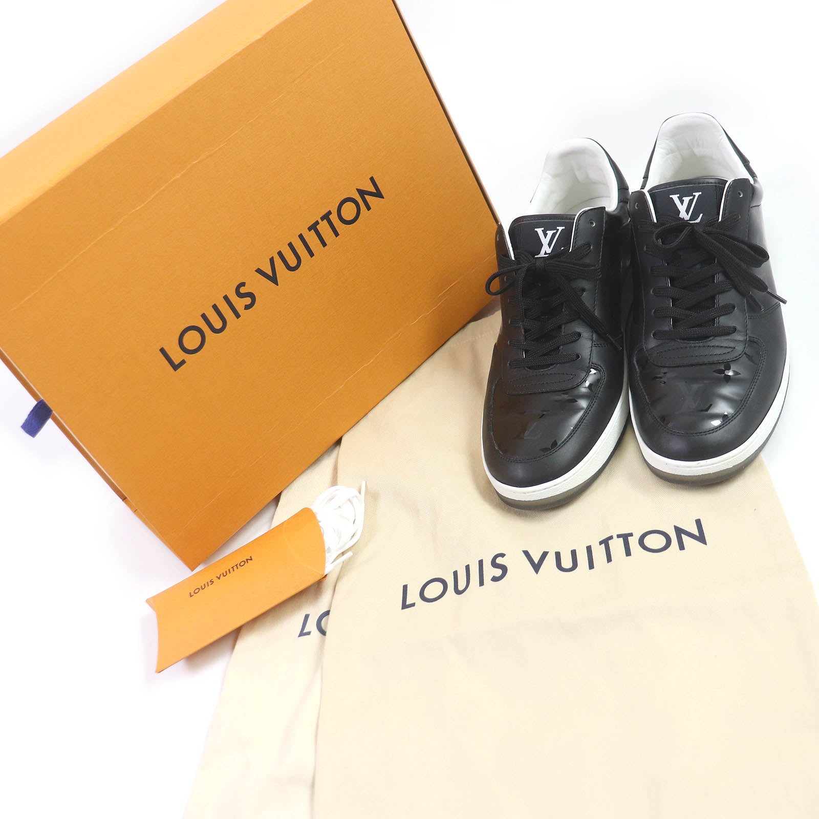 Louis Vuitton Rivoli Monogram Sneakers Black