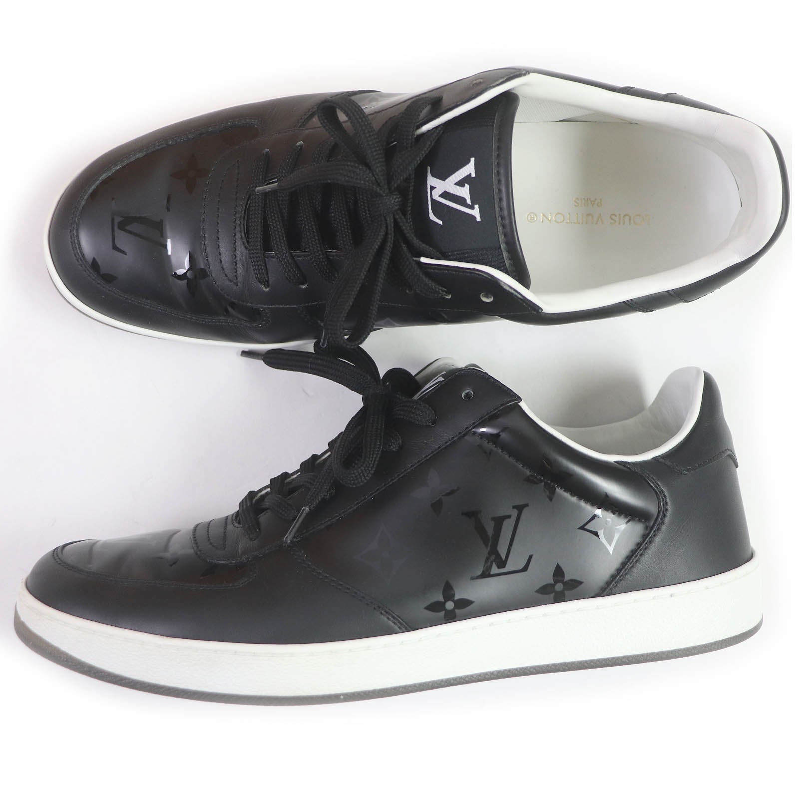 Louis Vuitton Rivoli Monogram Sneakers Black