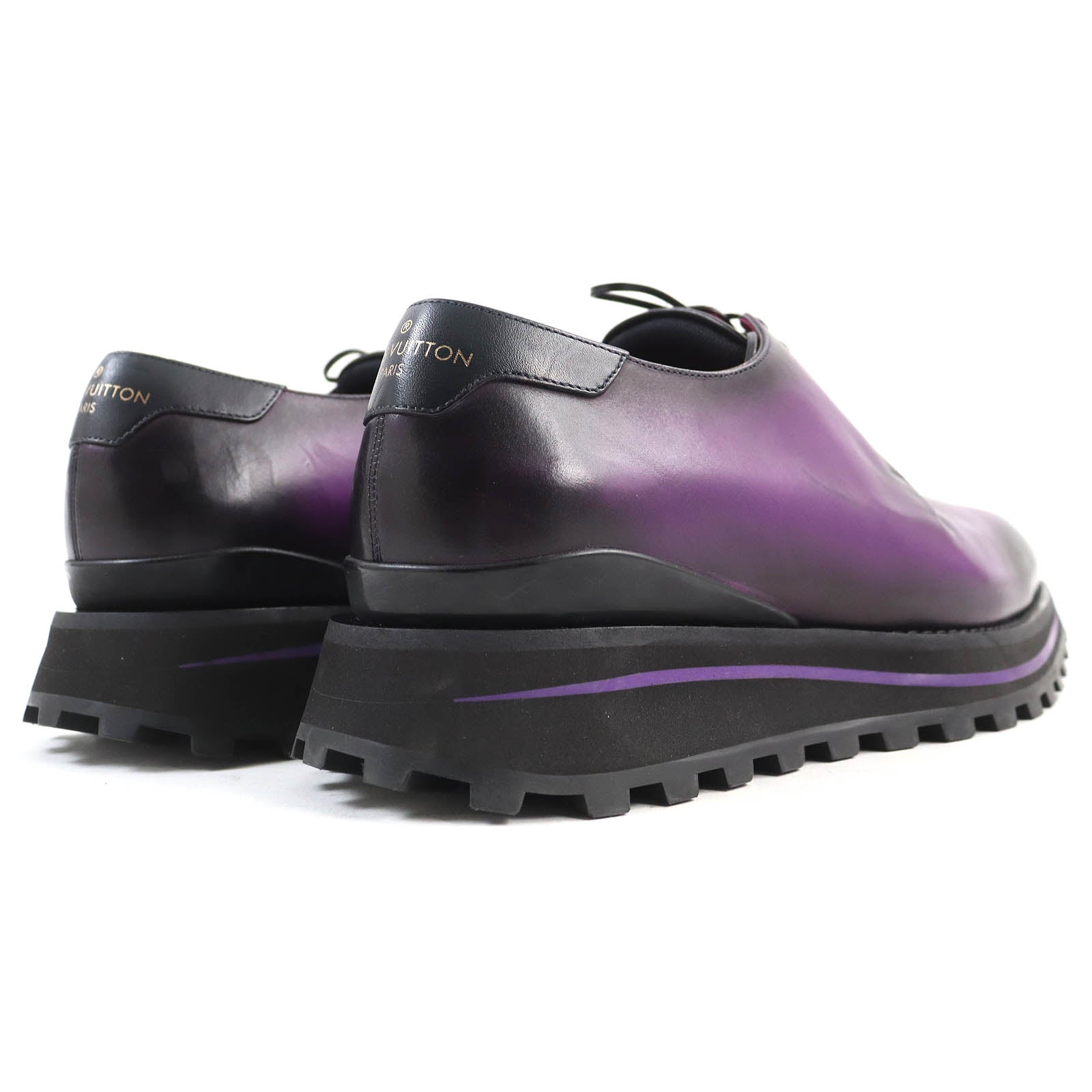 Louis Vuitton Kongur Line Derby Shoes Purple