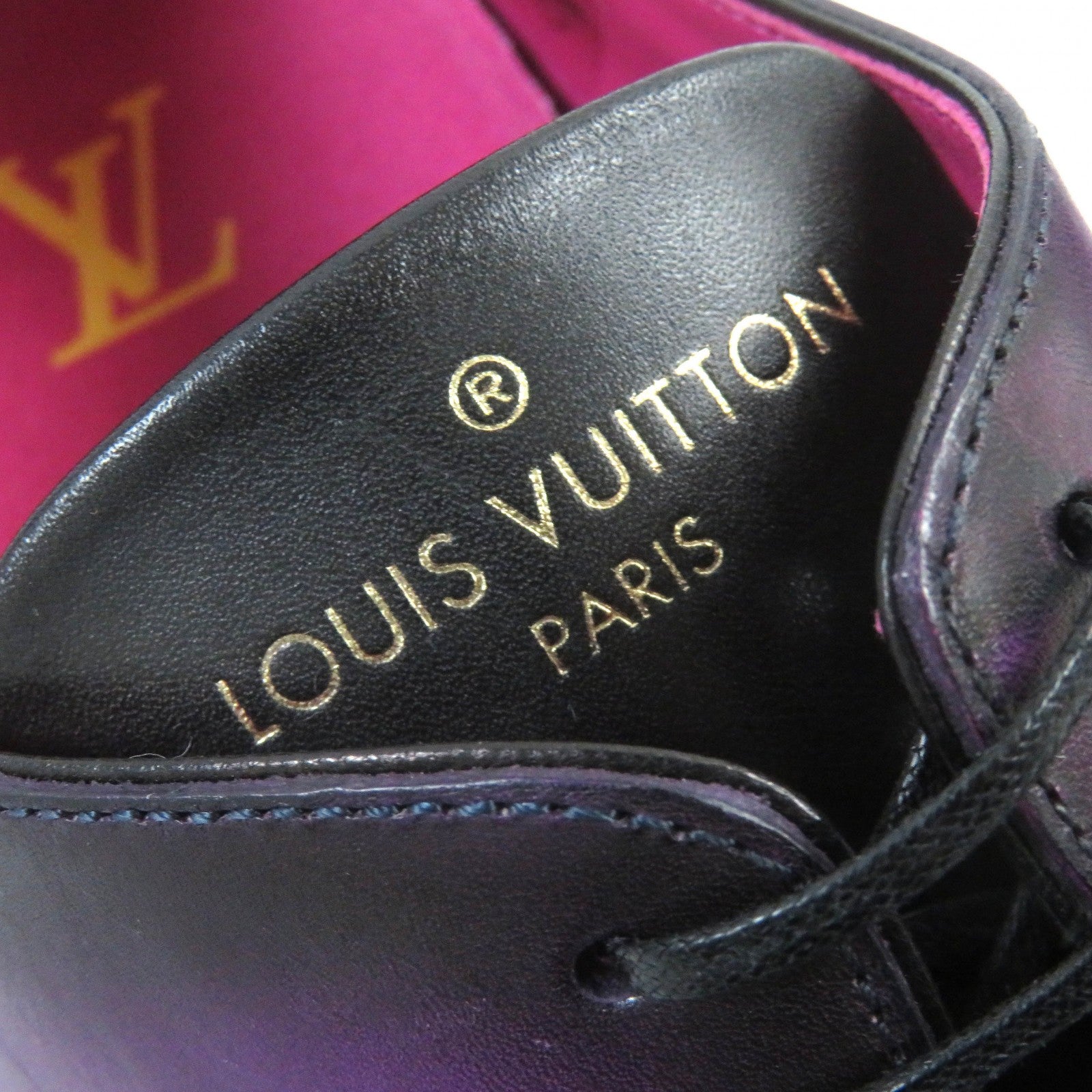 Louis Vuitton Kongur Line Derby Shoes Purple