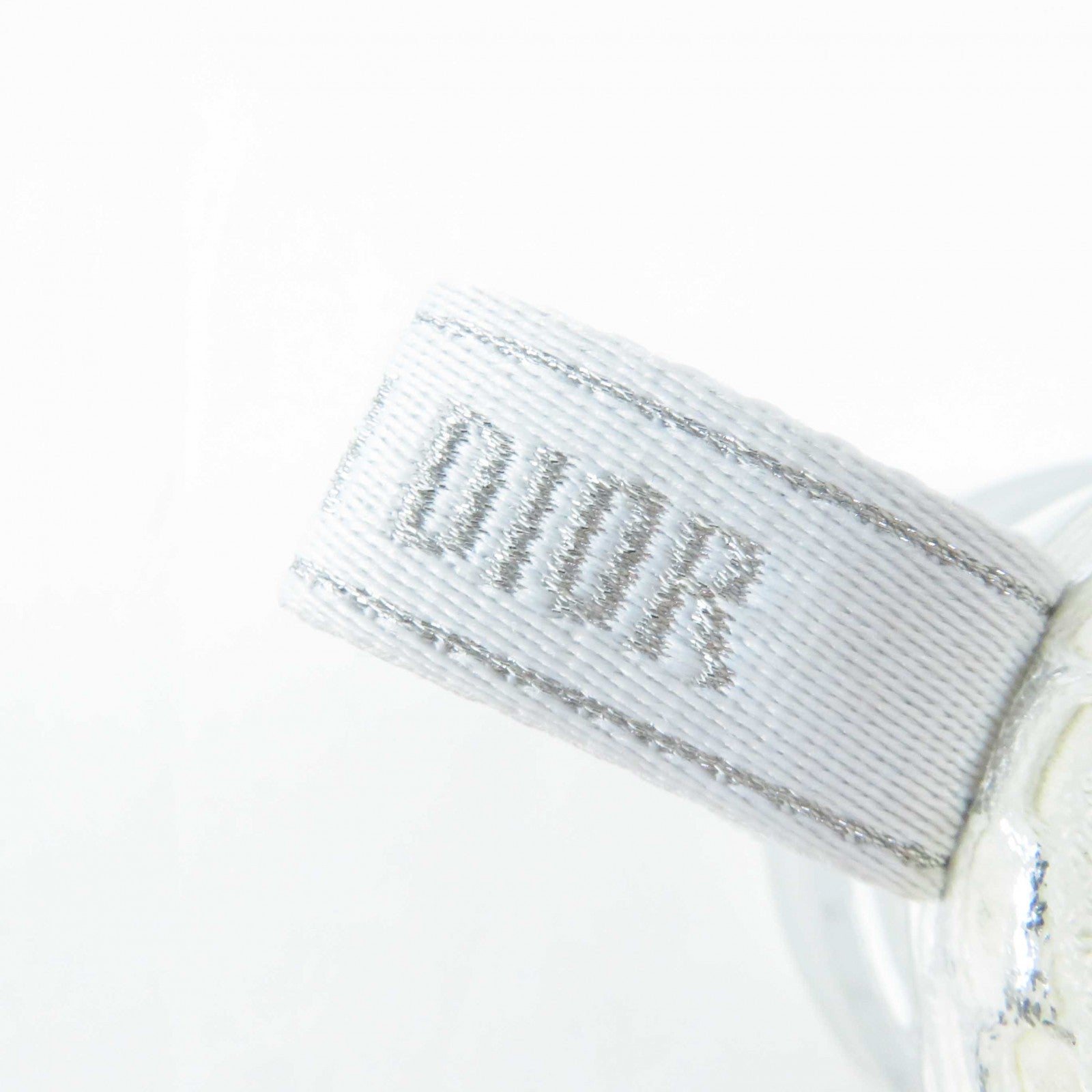 Dior VIBE Leather Rubber Sneakers White Silver 37