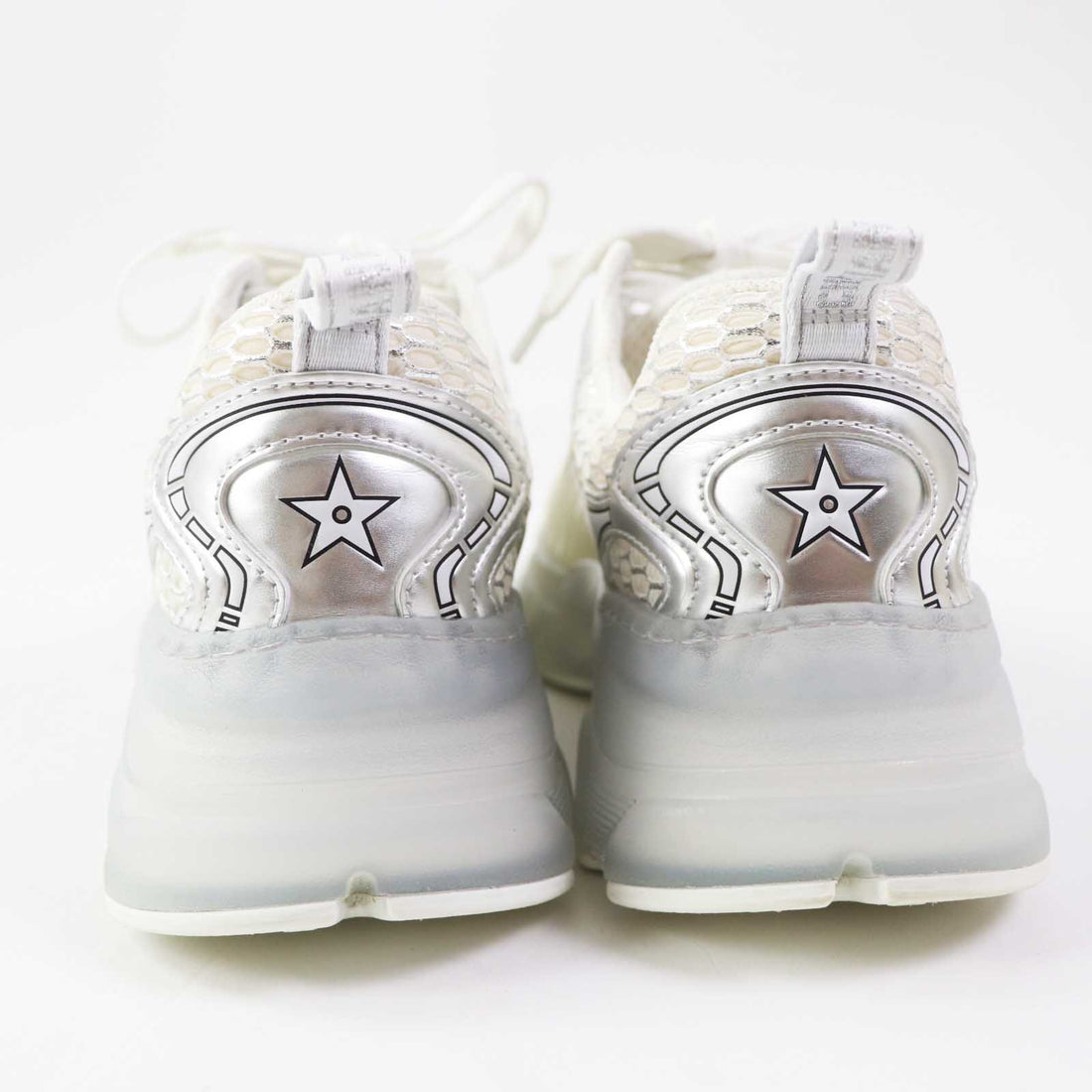 Dior VIBE Leather Rubber Sneakers White 37 Women