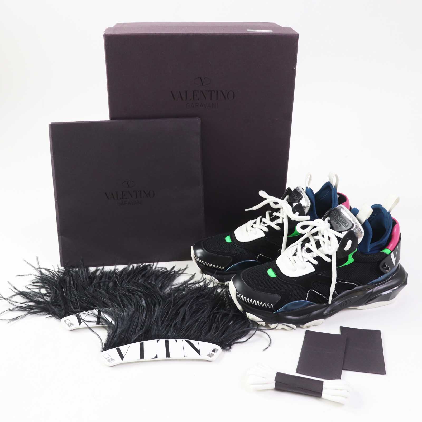 Valentino VLTN Logo Sneakers Black Multi Women