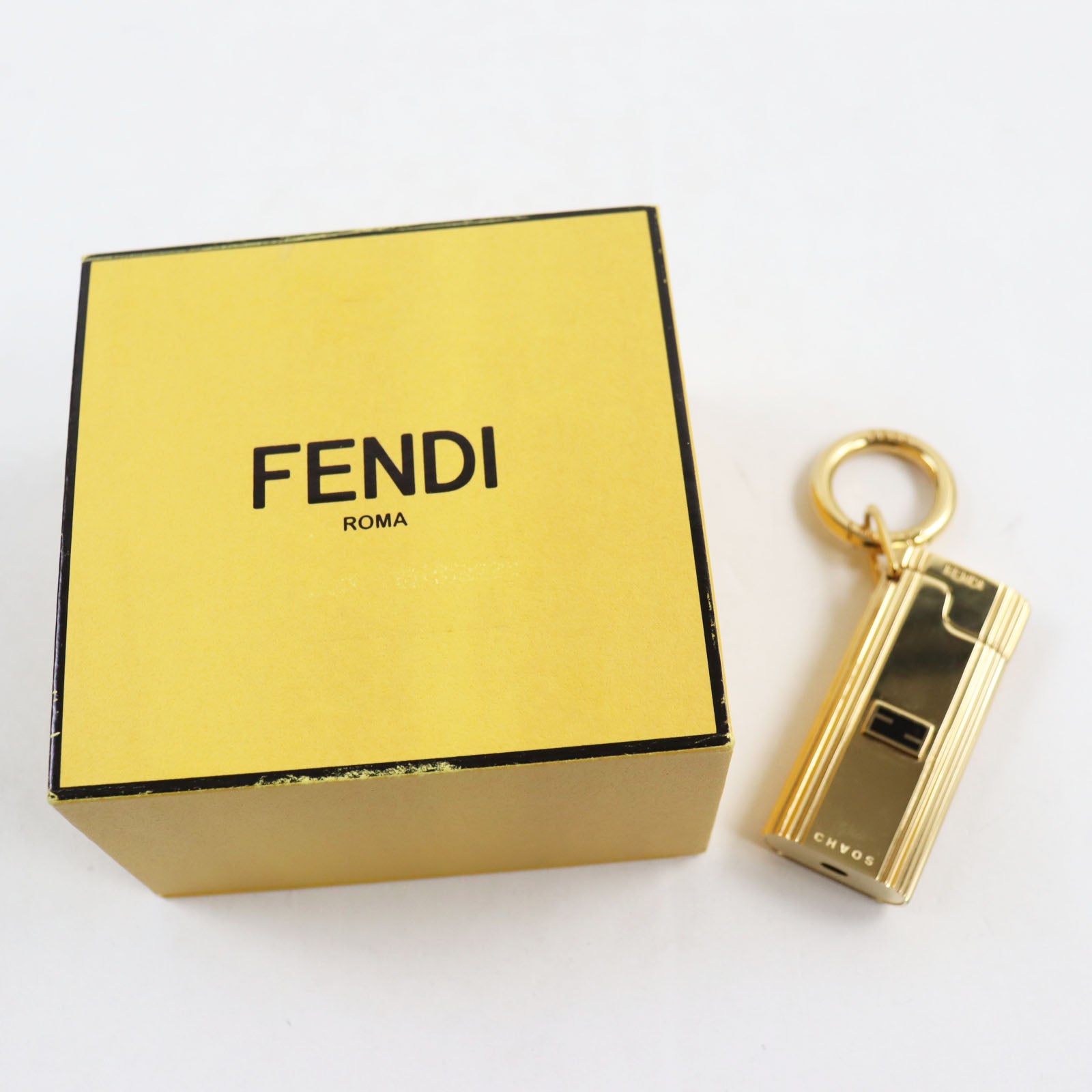 Fendi CHAOS Logo Stripe Lighter Case