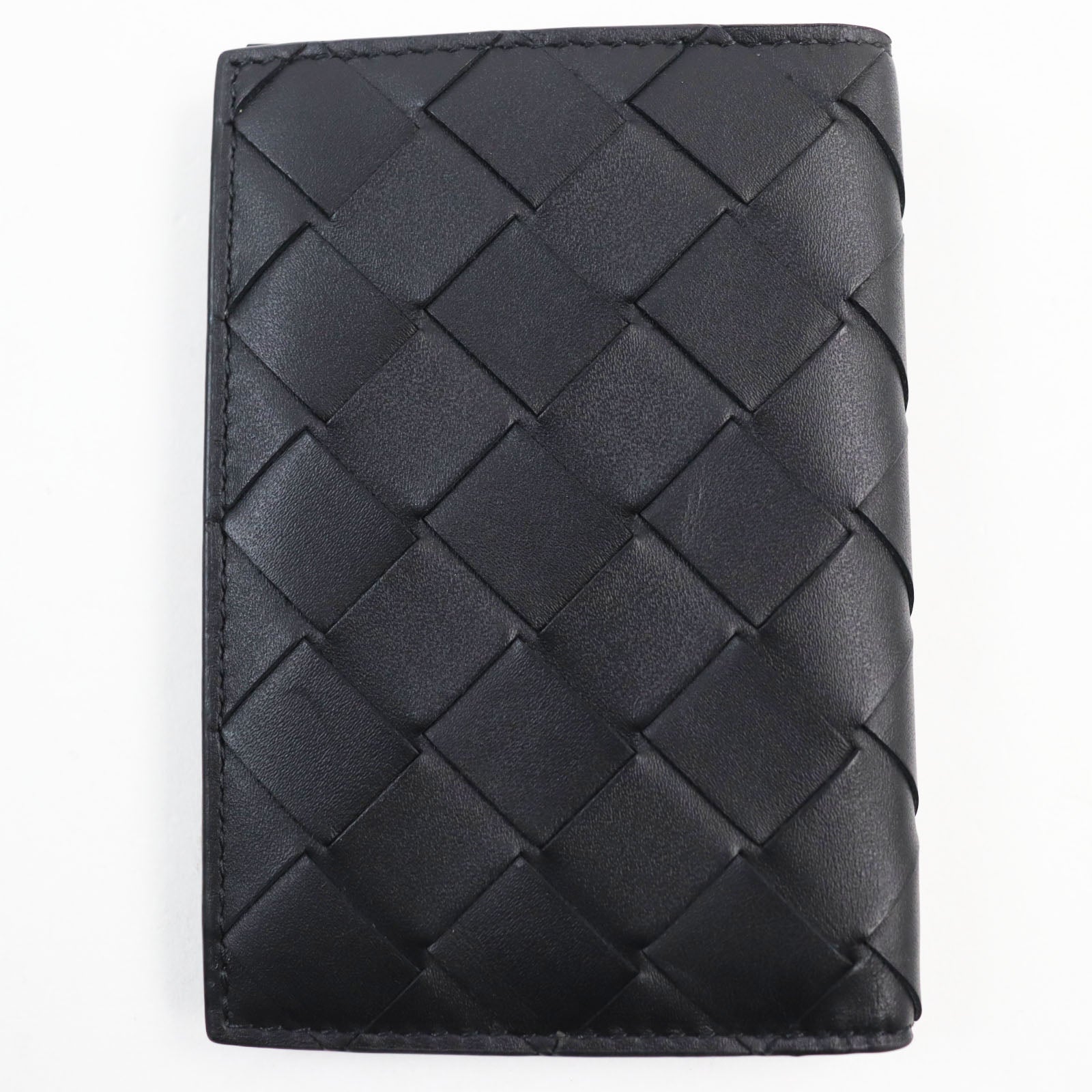 Bottega Veneta Leather Slim Flap Card Case