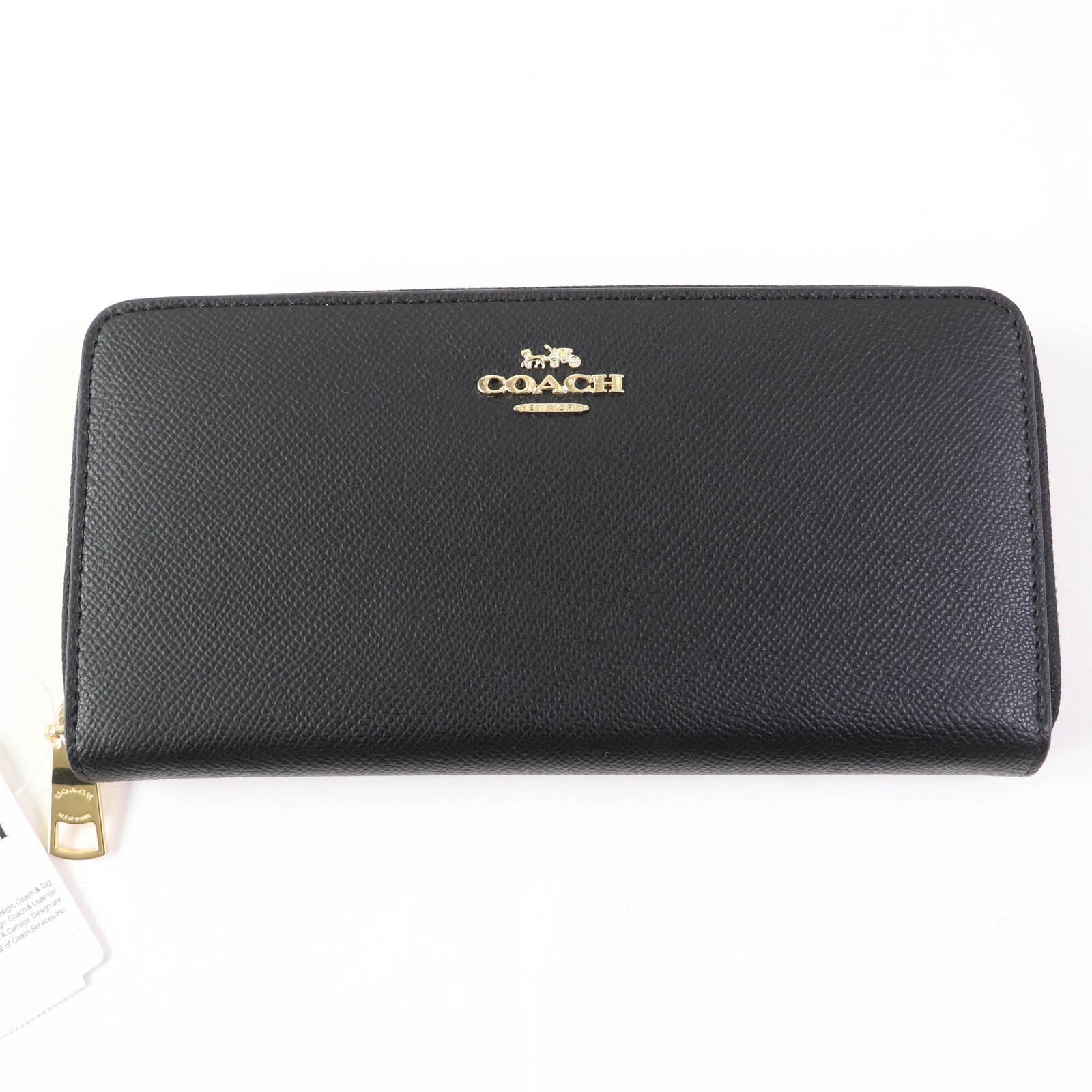 COACH Leather Zip Around Long Wallet F52372