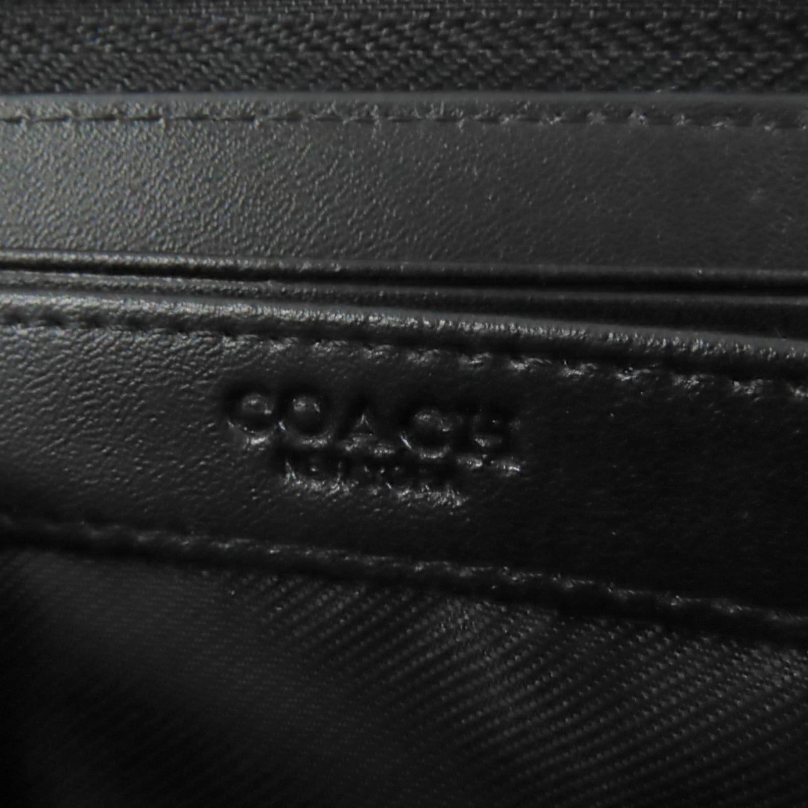 COACH Leather Zip Around Long Wallet F52372