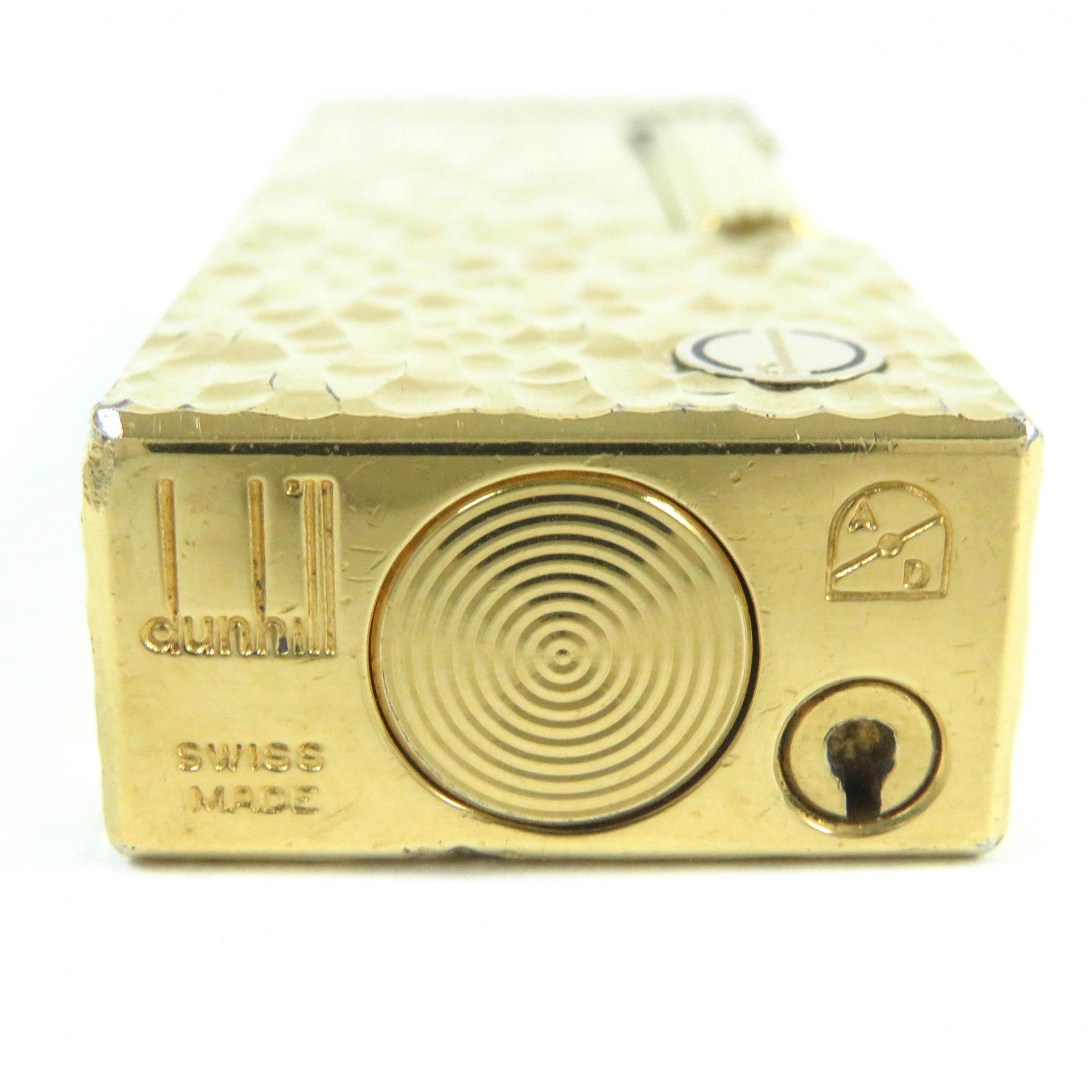 Dunhill Gold Gas Lighter with Engraved Logo