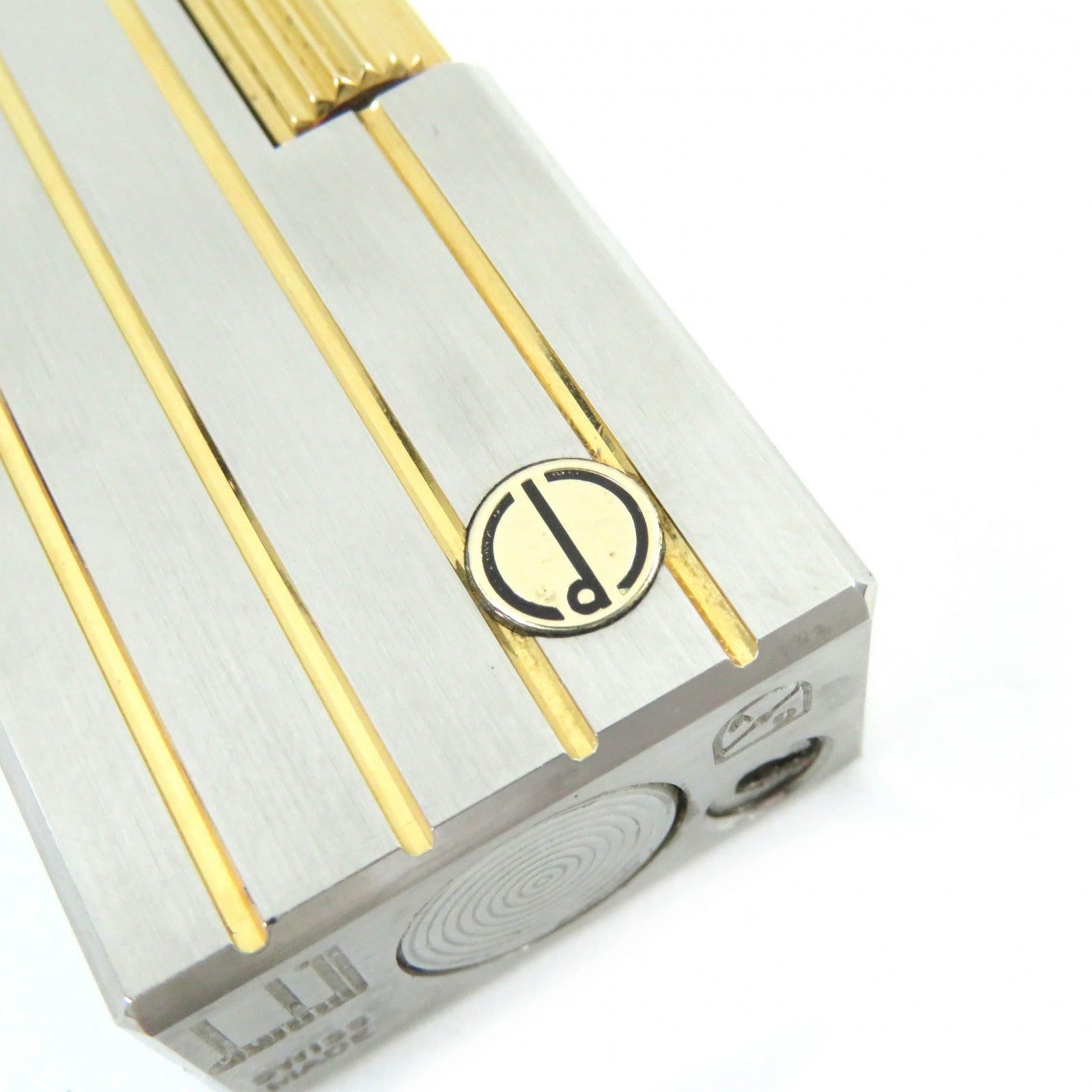 Dunhill Stripe Pattern Logo Roller Gas Lighter