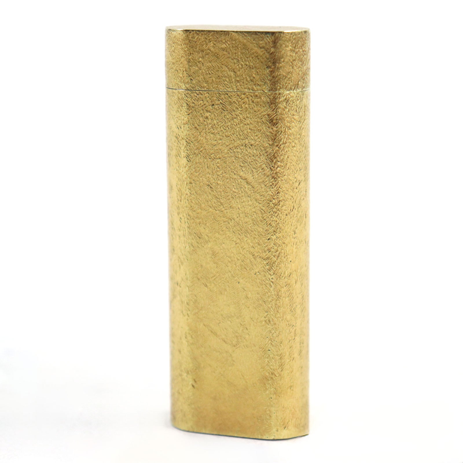 Cartier Oval Roller Pattern Lighter Gold