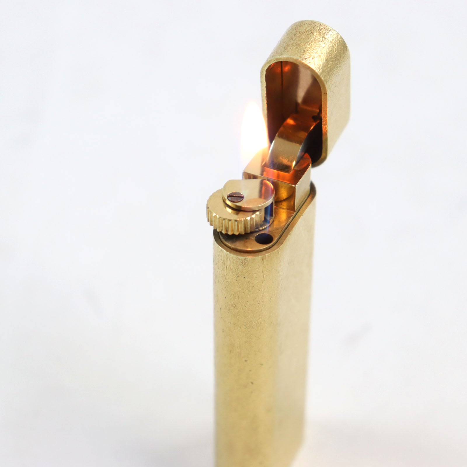 Cartier Oval Roller Pattern Lighter Gold