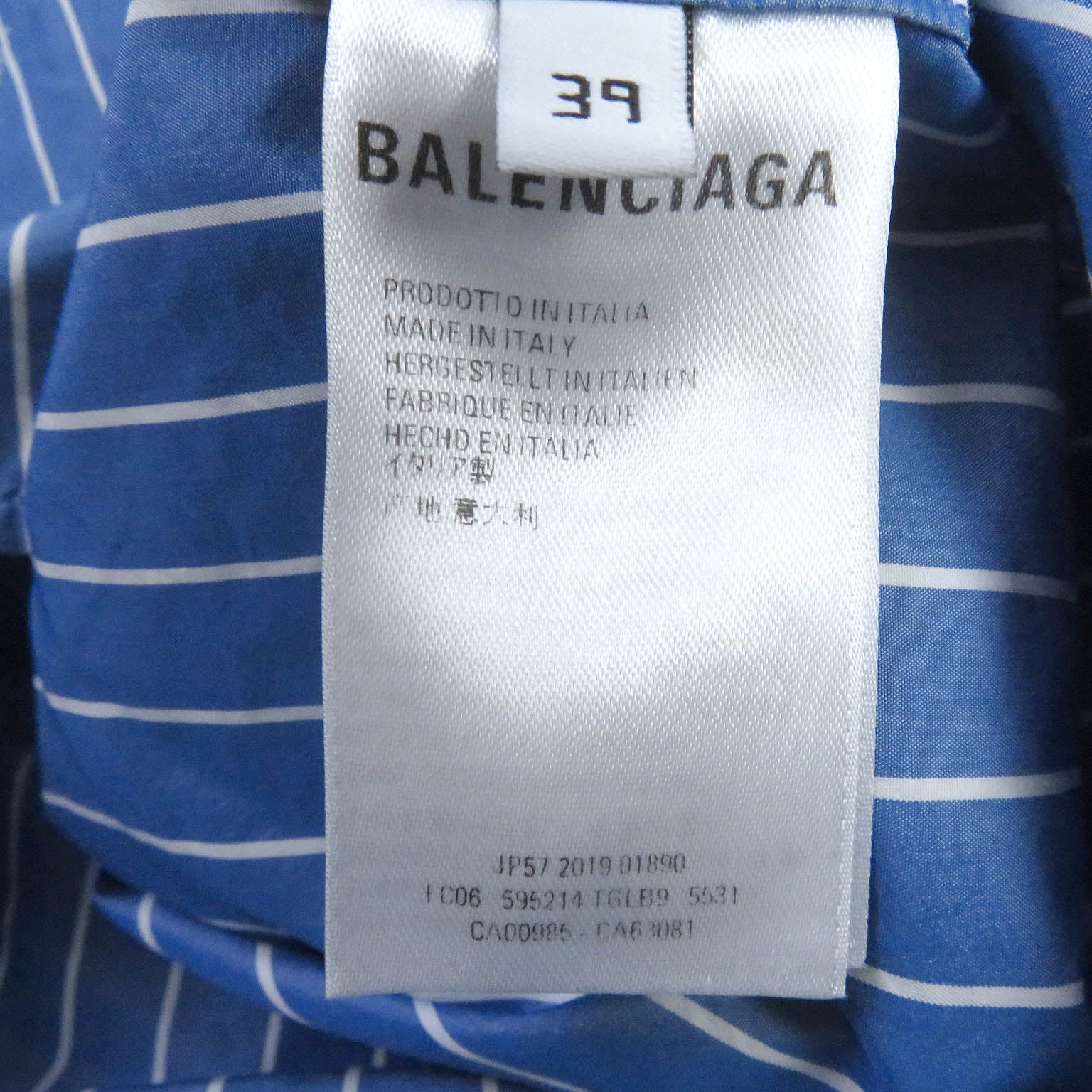 Balenciaga Cotton Polyester Long Sleeve Shirt