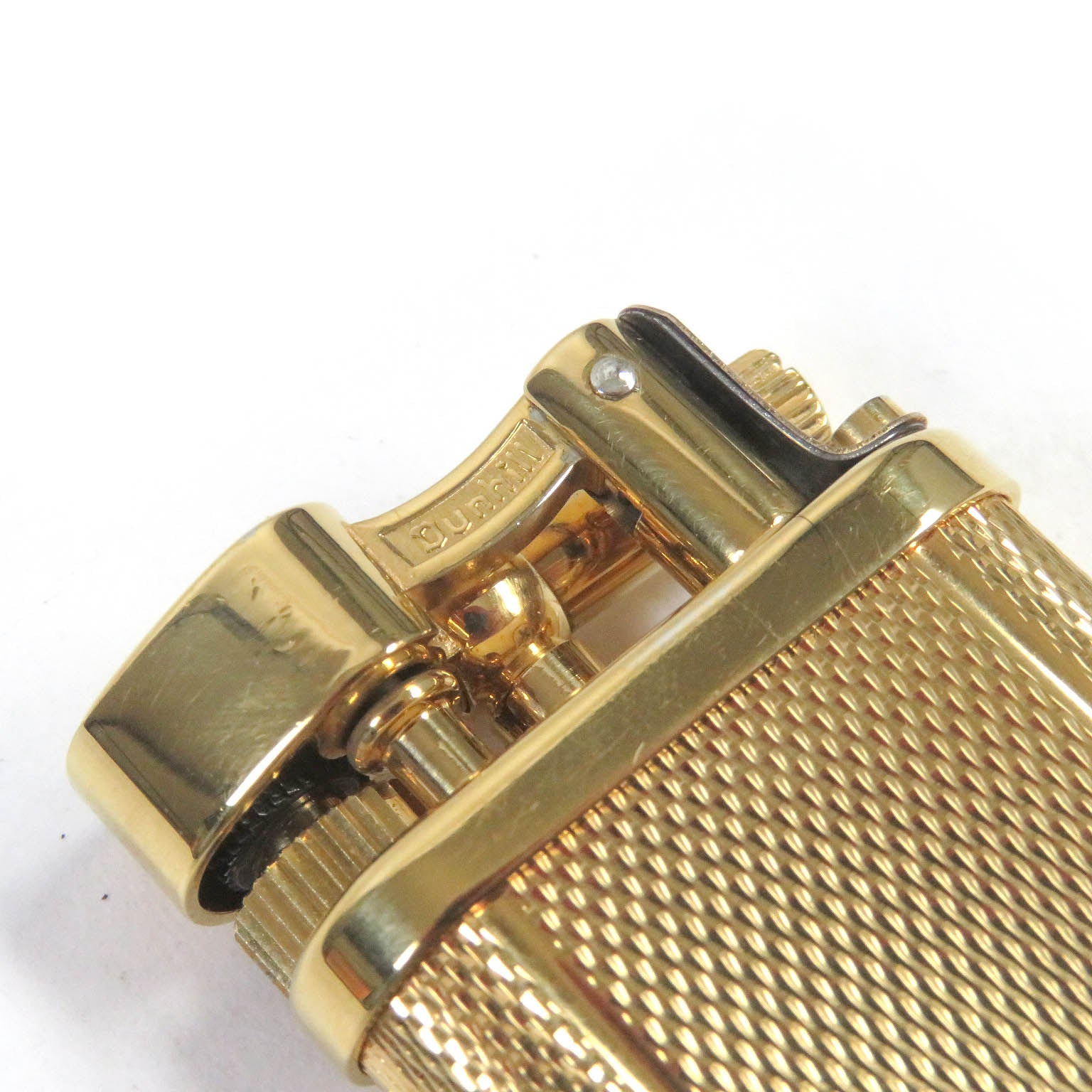 Dunhill Hammer Roller Gas Lighter Gold