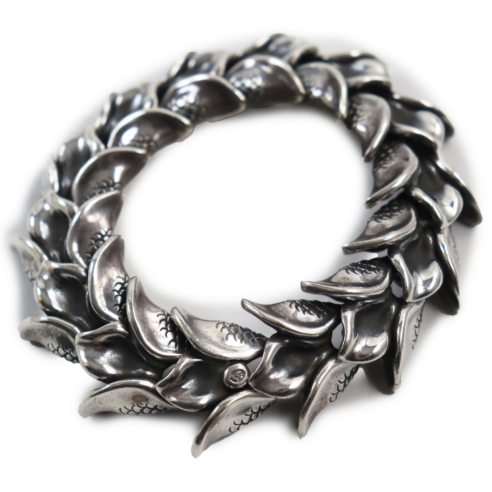 SV925 Silver Mermaid Fin Bracelet