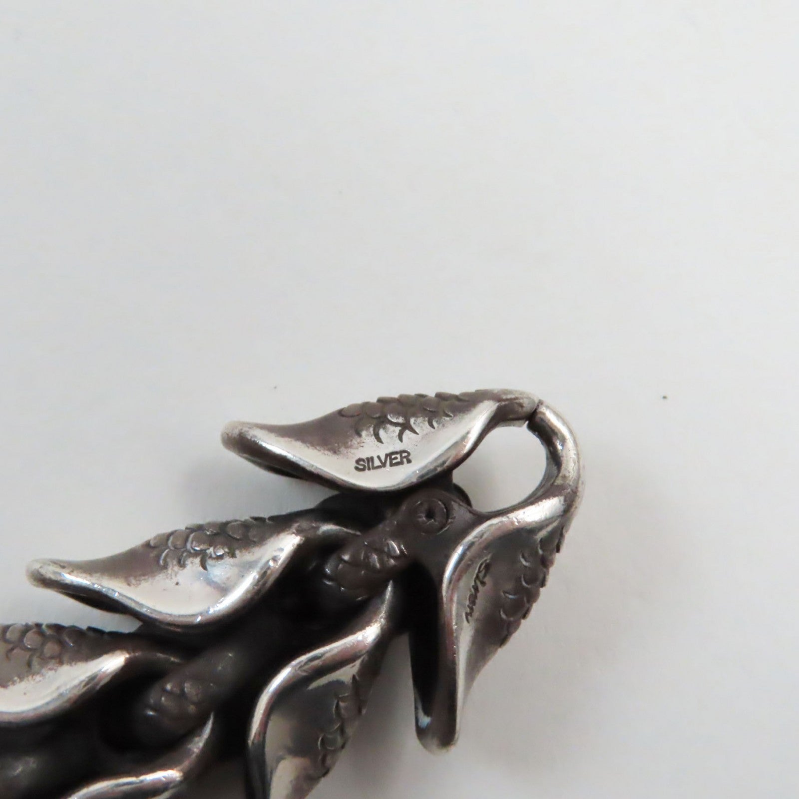 SV925 Silver Mermaid Fin Bracelet