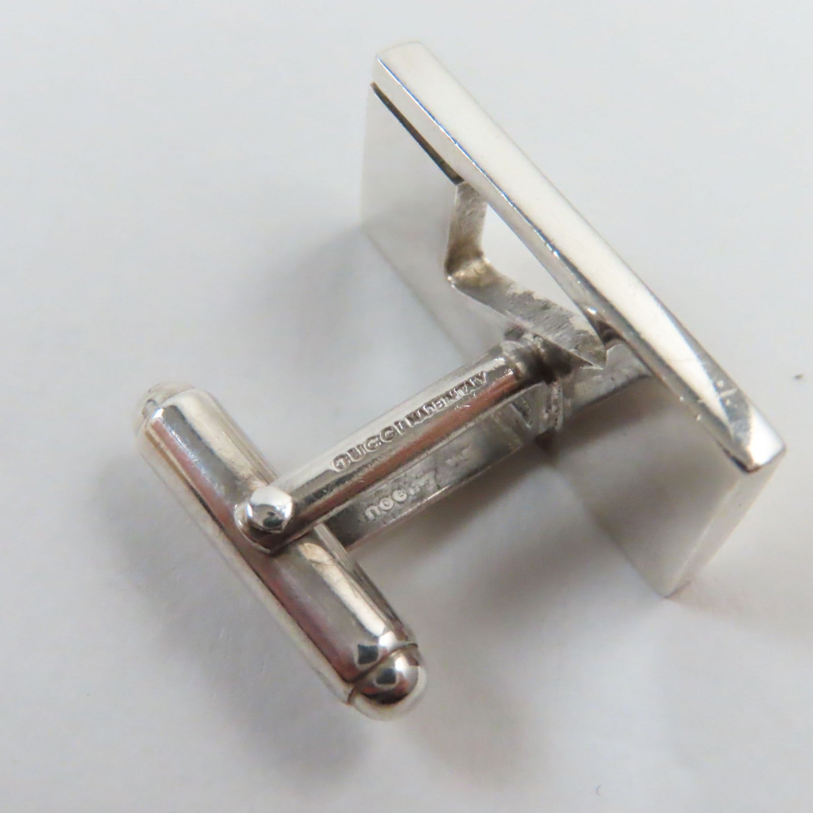 Gucci G Motif Silver Cufflinks