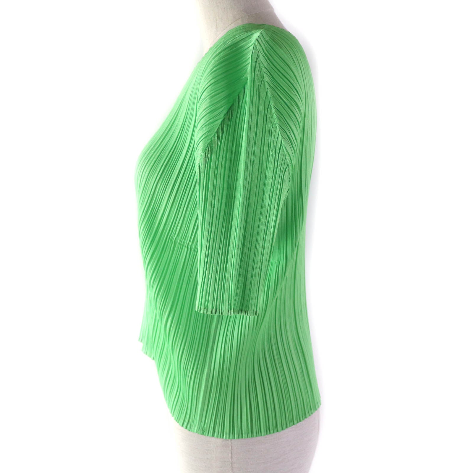 PLEATS PLEASE Polyester Top & Pants Set Green