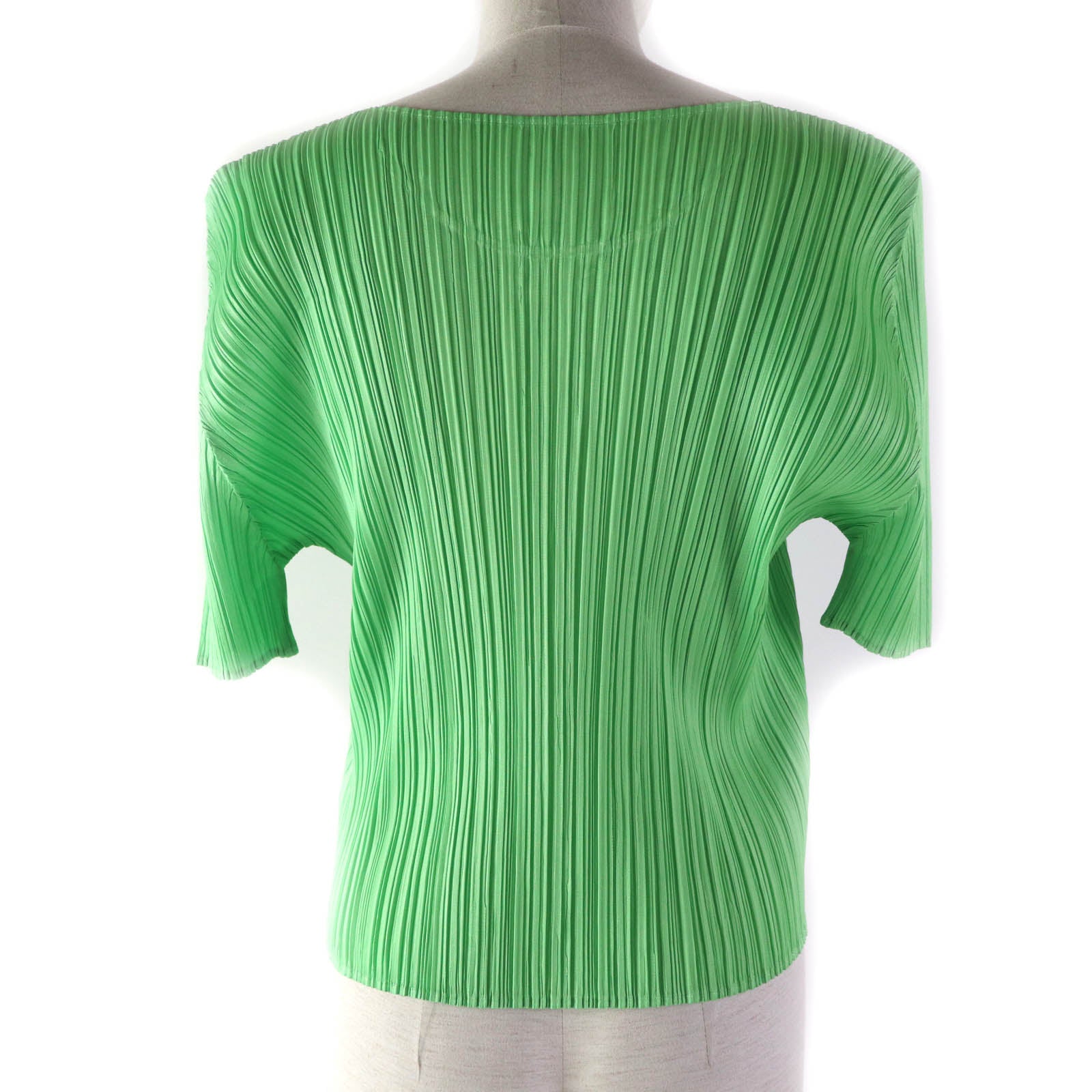 PLEATS PLEASE Polyester Top & Pants Set Green