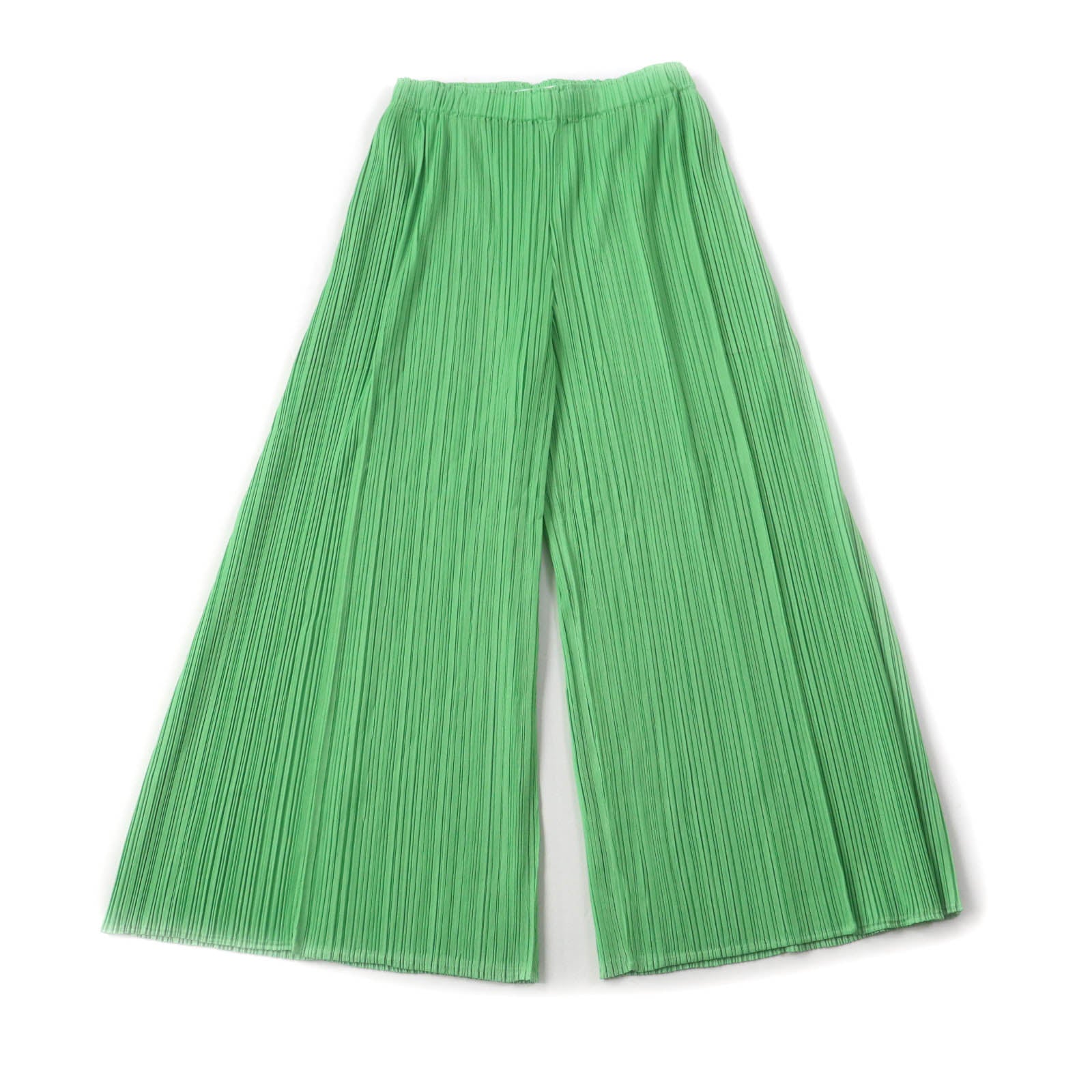 PLEATS PLEASE Polyester Top & Pants Set Green