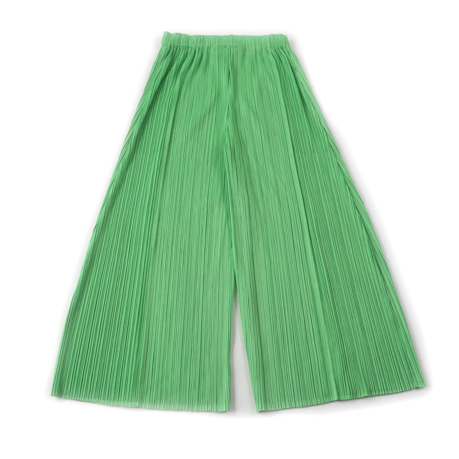 PLEATS PLEASE Polyester Top & Pants Set Green