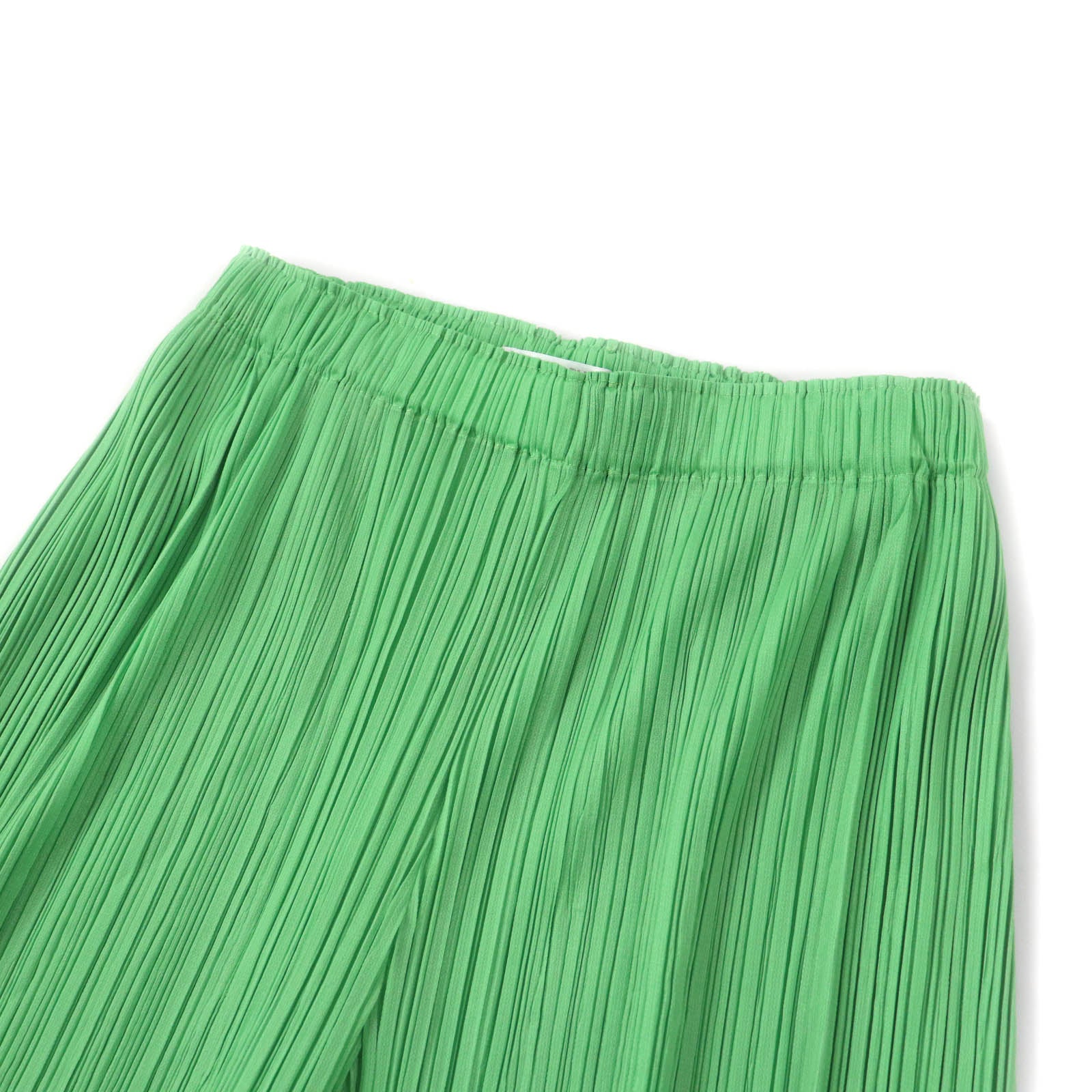 PLEATS PLEASE Polyester Top & Pants Set Green