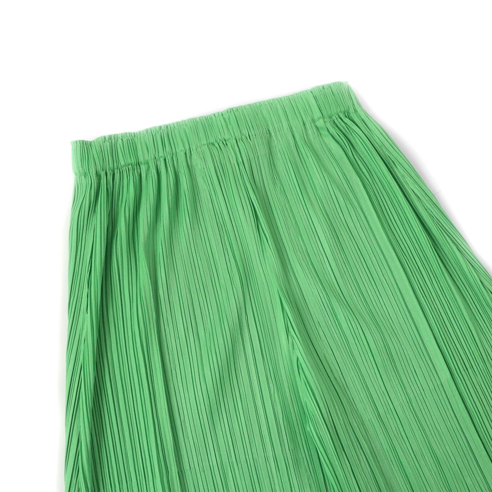 PLEATS PLEASE Polyester Top & Pants Set Green