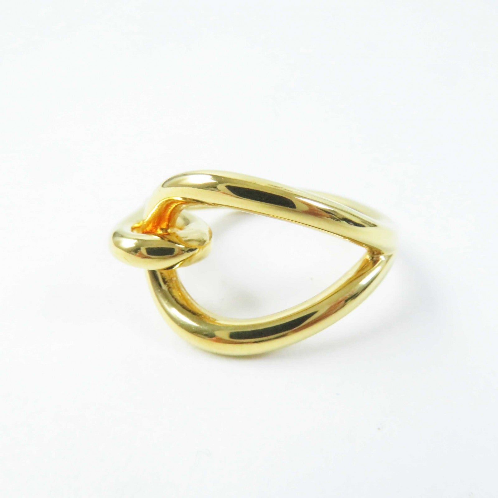 Hermes Jumbo Hook Scarf Ring Gold