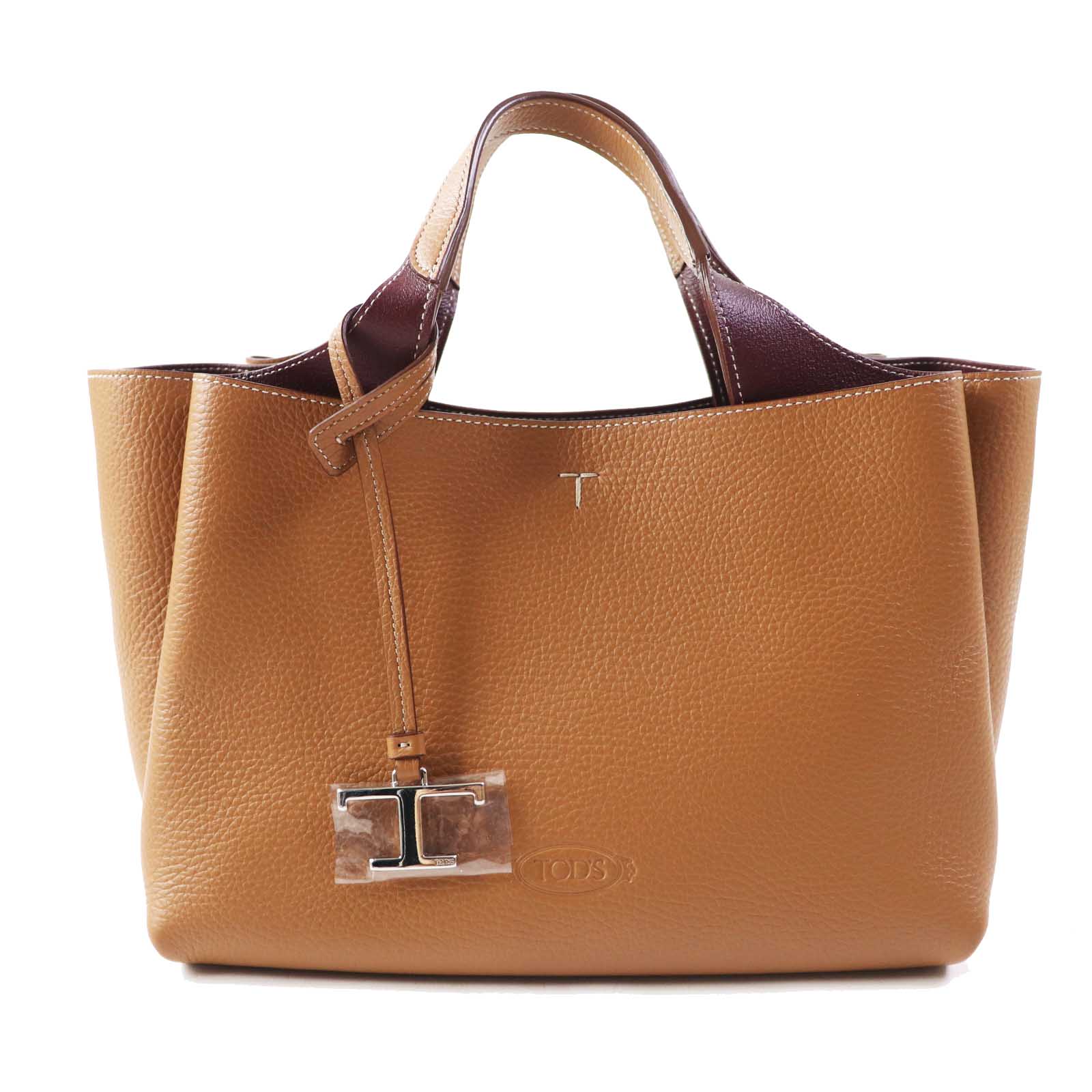 Tod's Timeless Mini 2-way Leather Handbag Brown