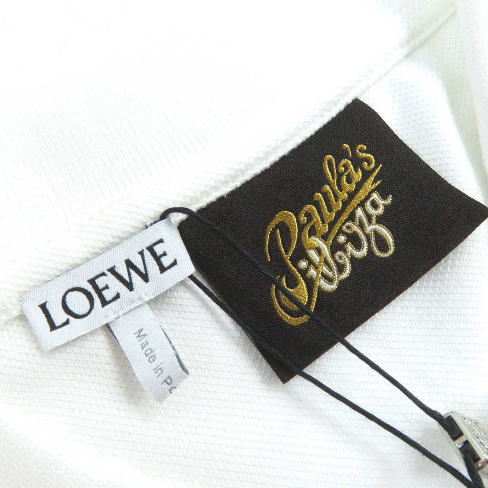 LOEWE Paula's Ibiza Cotton Polo Shirt White L