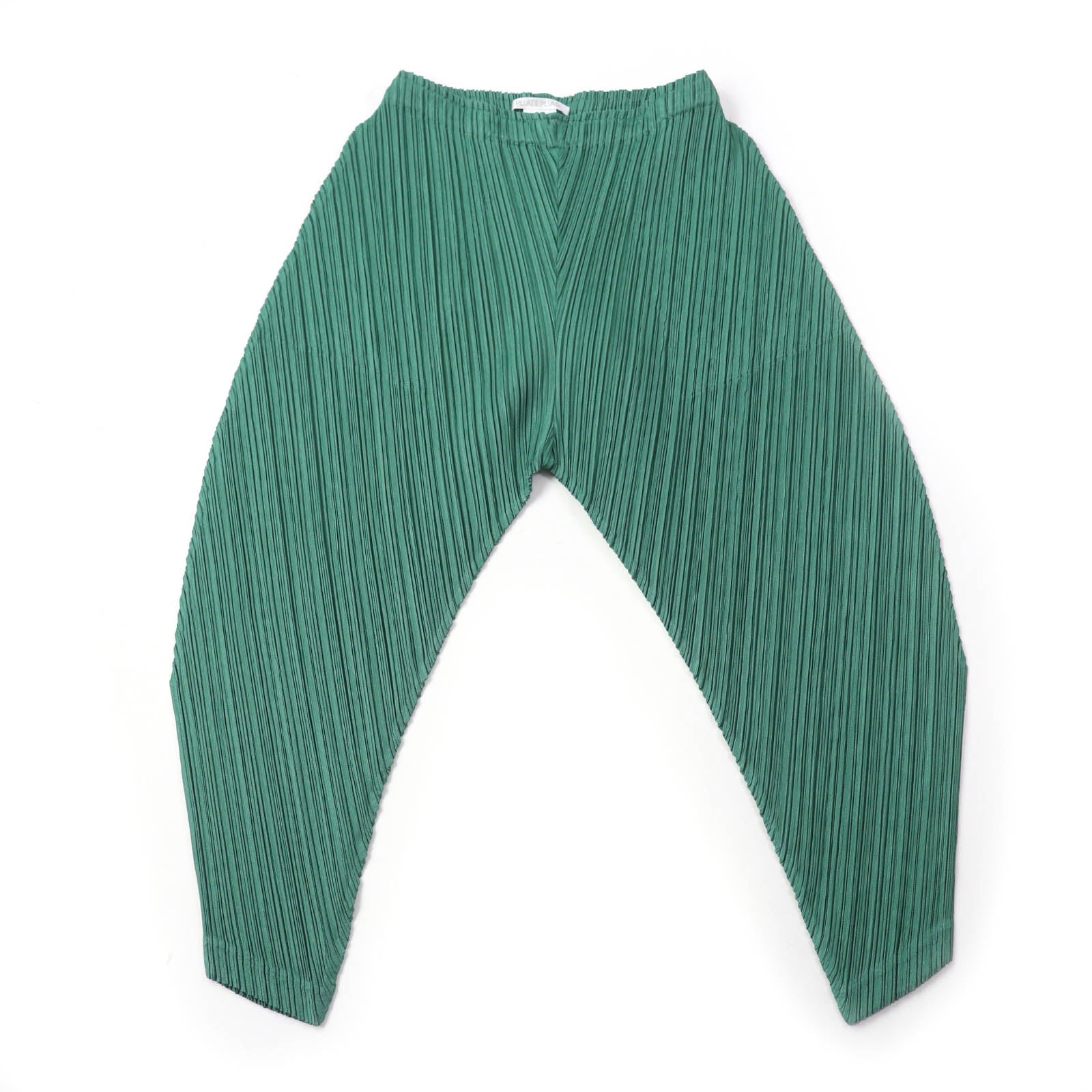 PLEATS PLEASE PP31-JF383 Pleated Saruel Pants Green