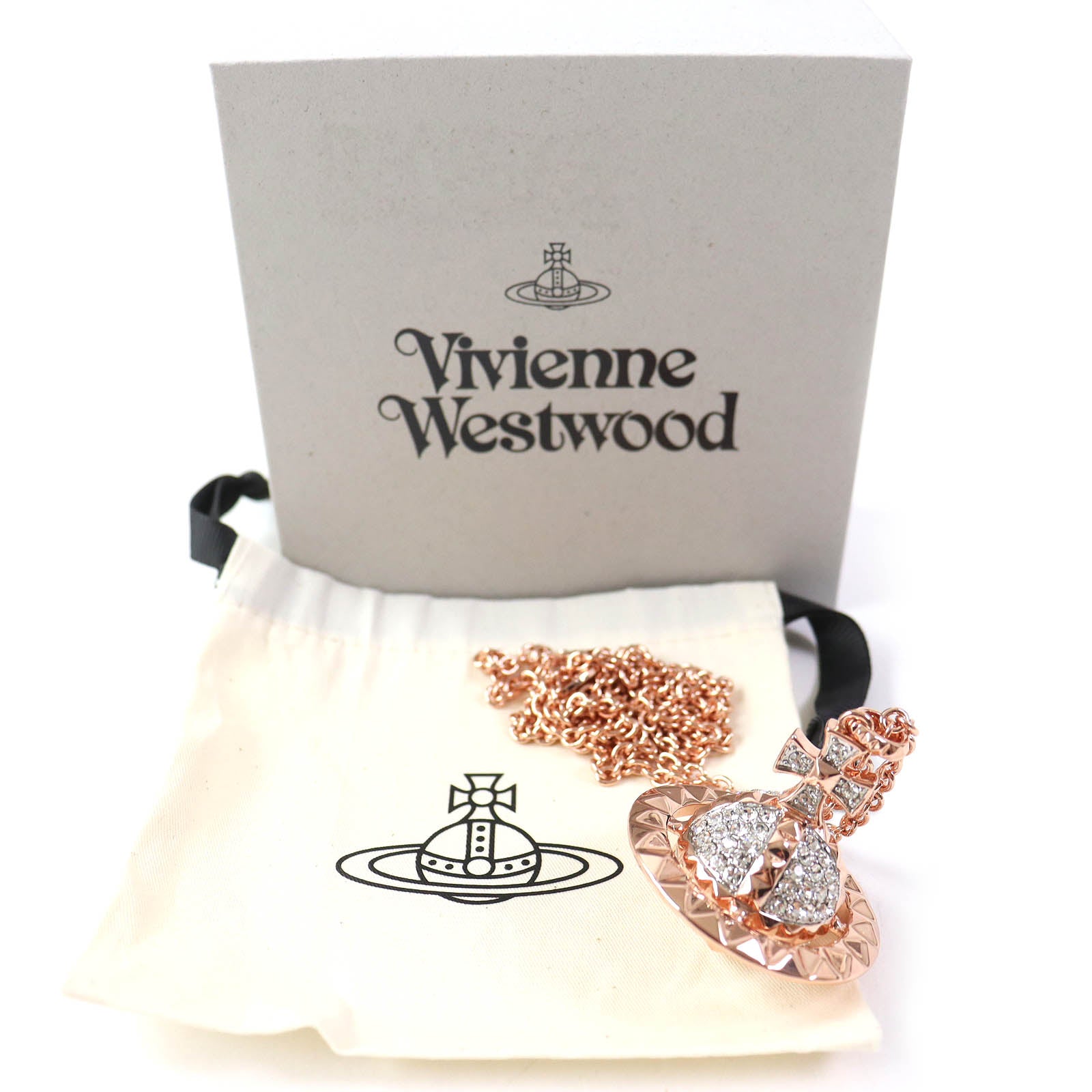 Vivienne Westwood Mayfair Orb Necklace Rose Gold