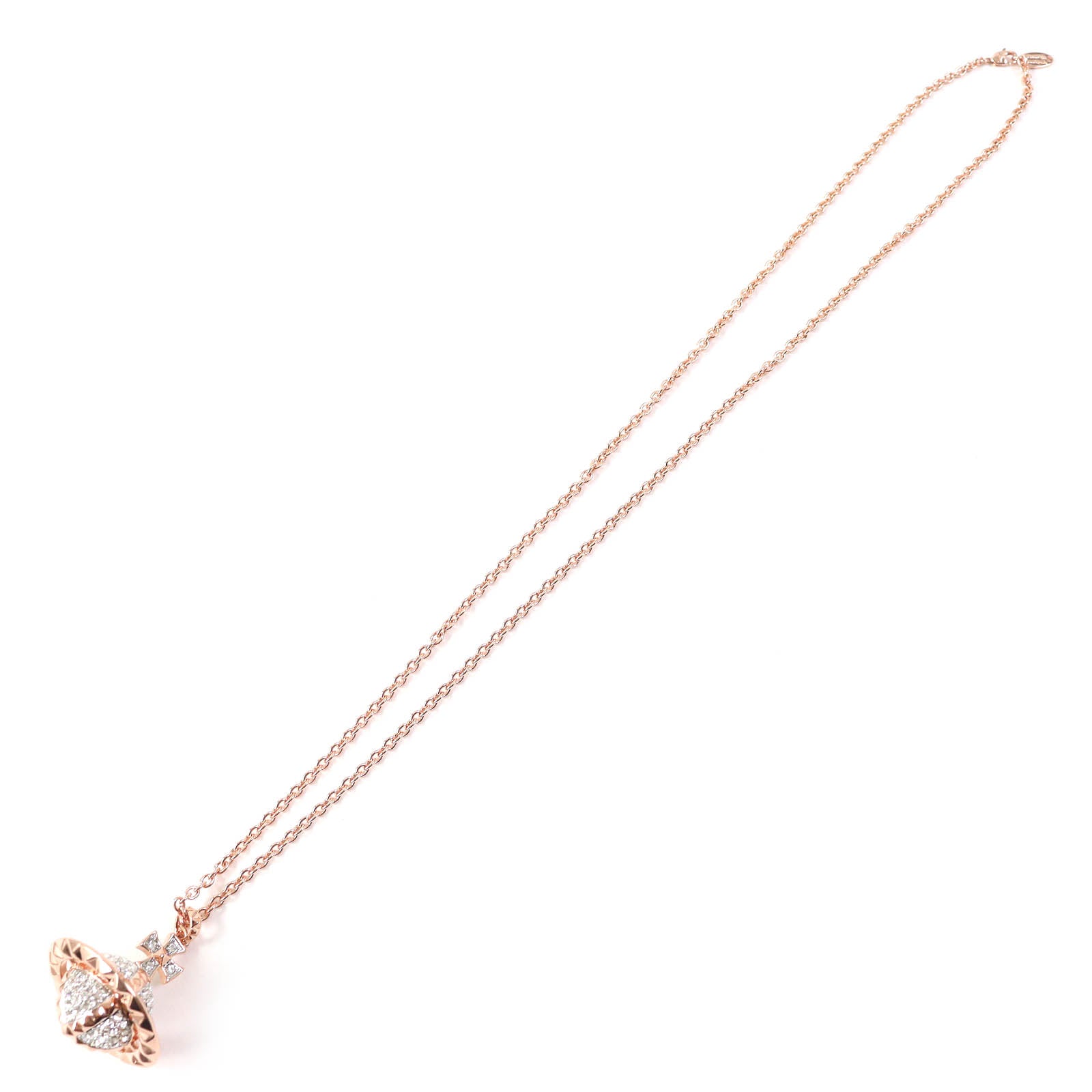 Vivienne Westwood Mayfair Orb Necklace Rose Gold