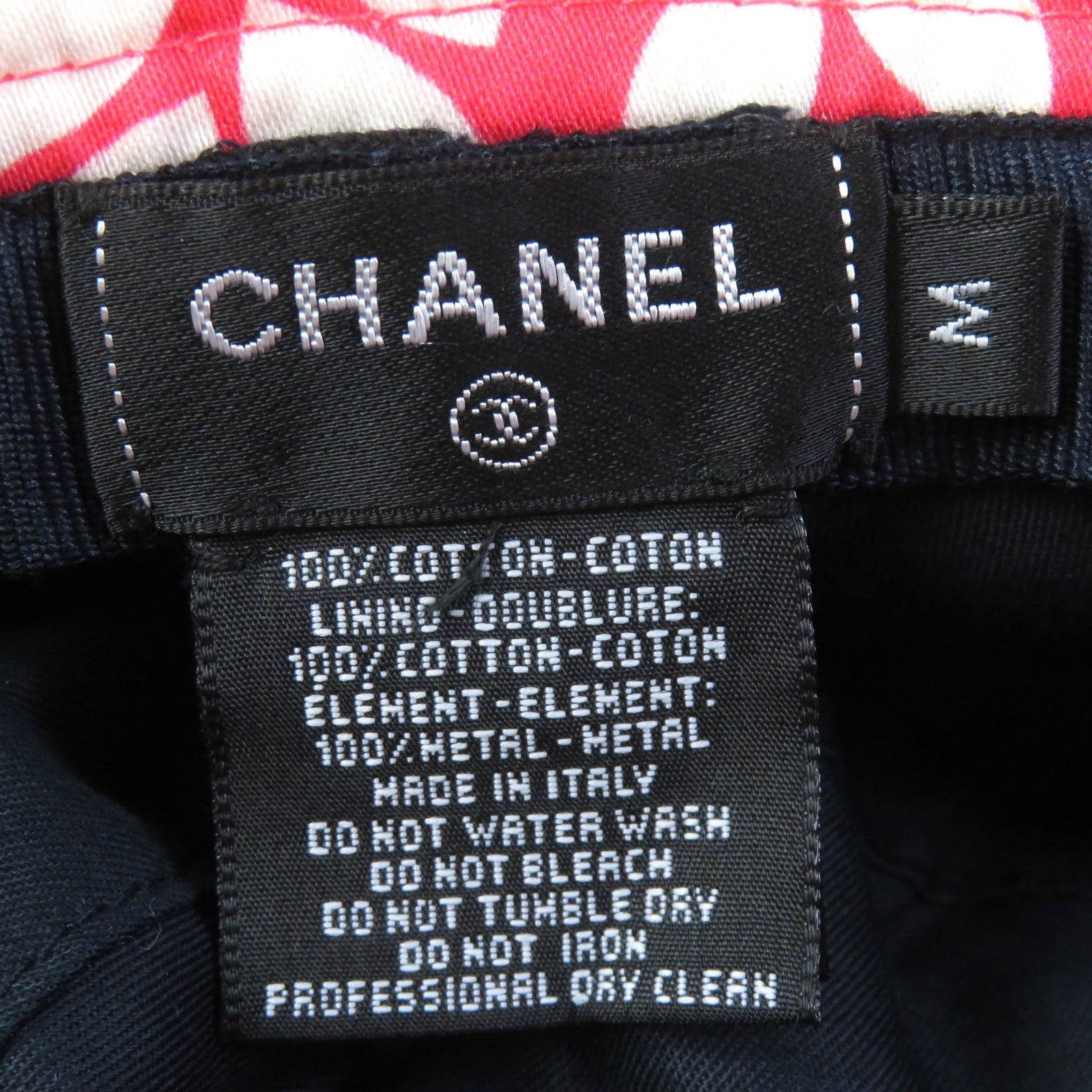 Chanel Cotton COCO Mark Icon Bucket Hat Pink