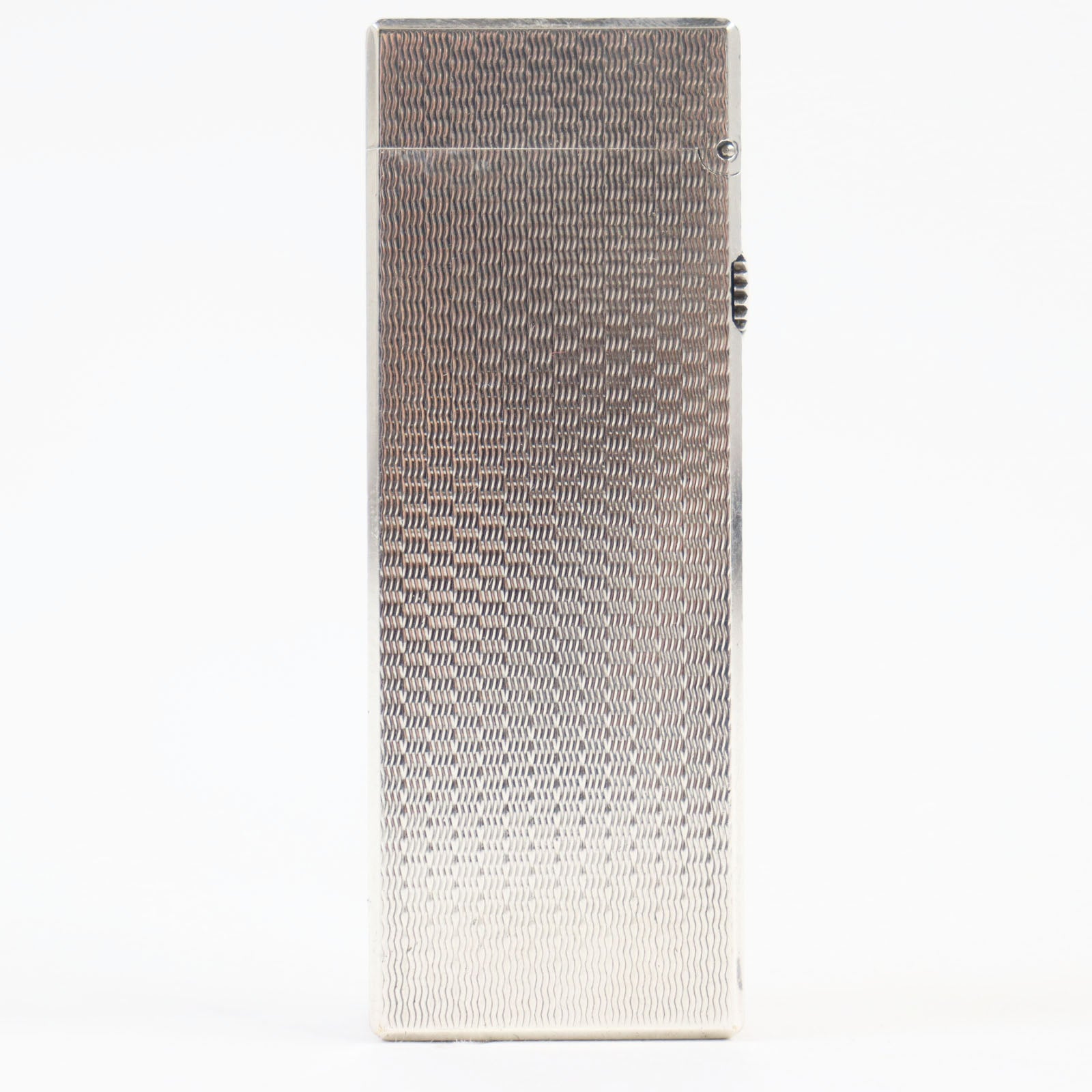 Dunhill Silver Square Pattern Gas Lighter