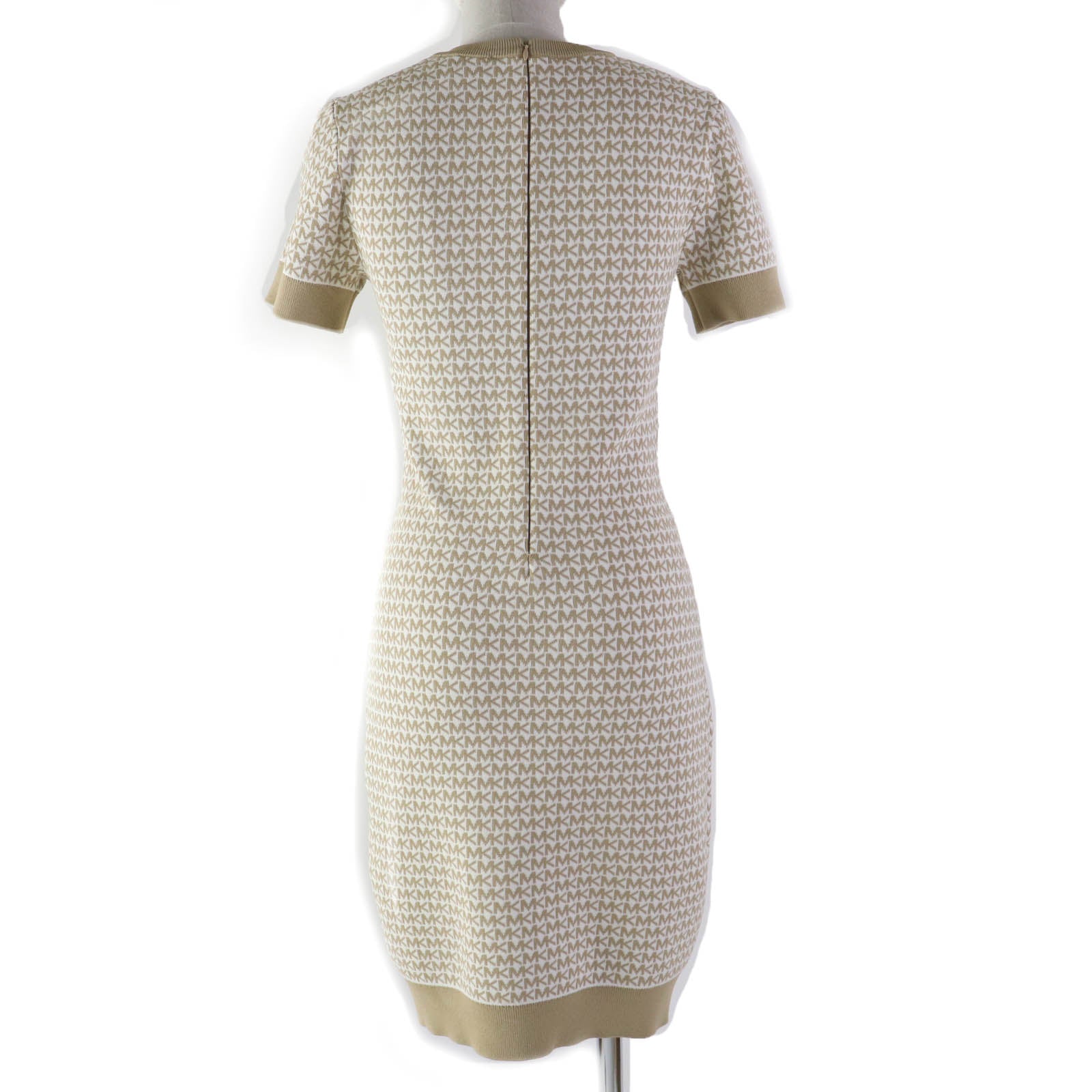 Michael Kors Monogram Short Sleeve Knit Dress XS