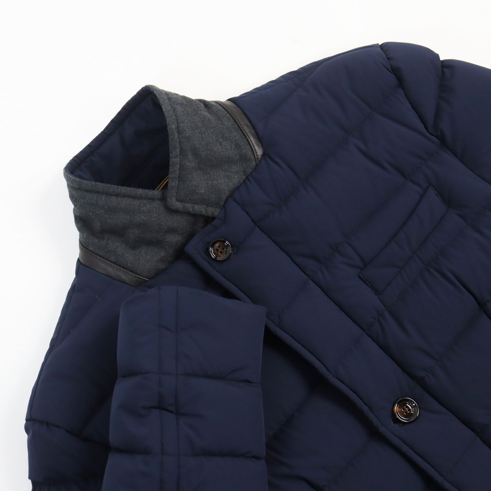 MOORER ZAYN-KN Down Jacket Navy 46 Italy