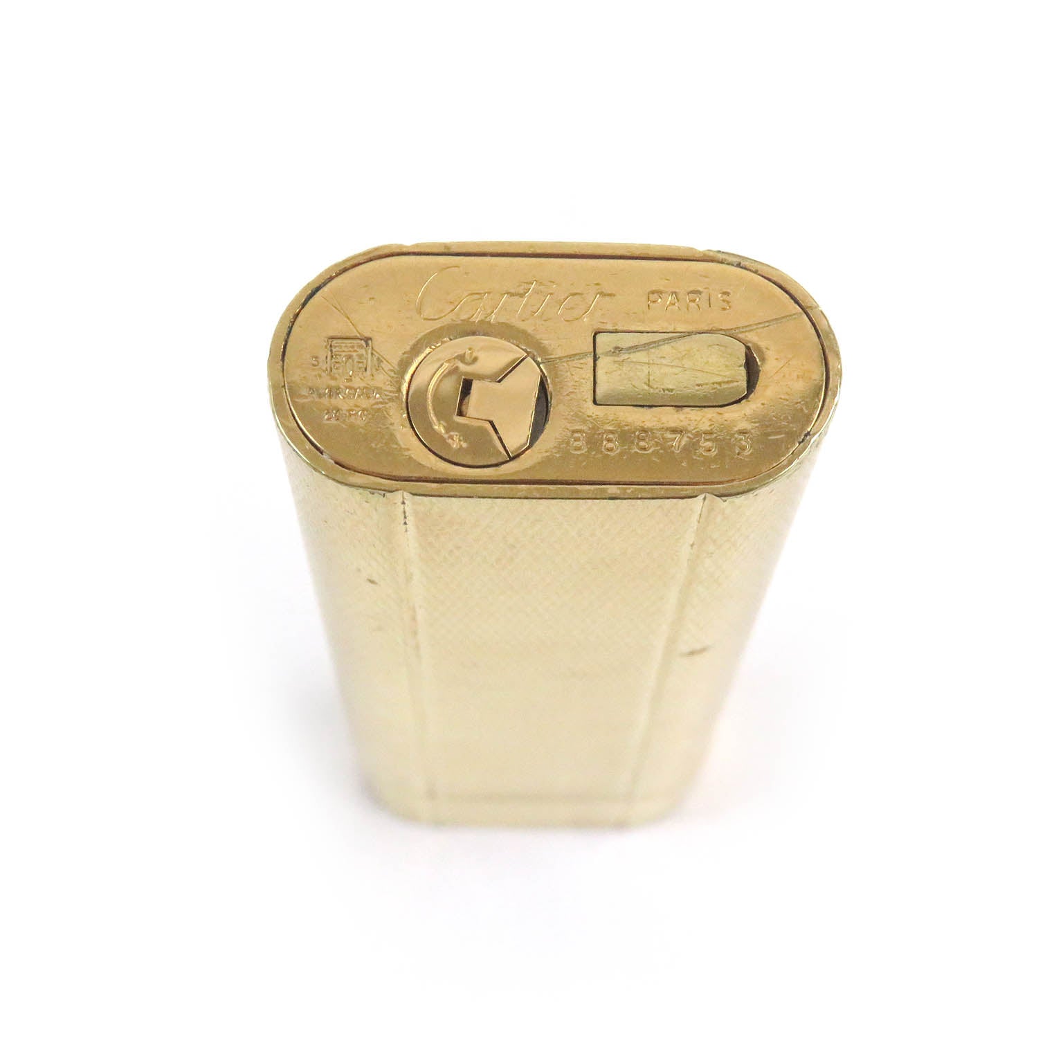 Cartier Oval Roller Gas Lighter Smoking Accessory