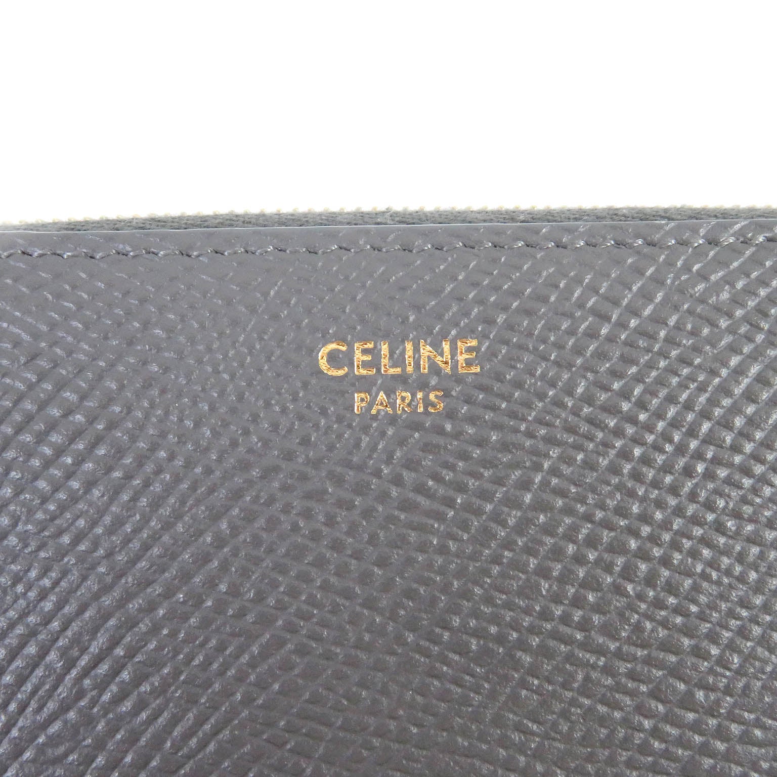 Celine Large Zipped Leather Wallet 10B553