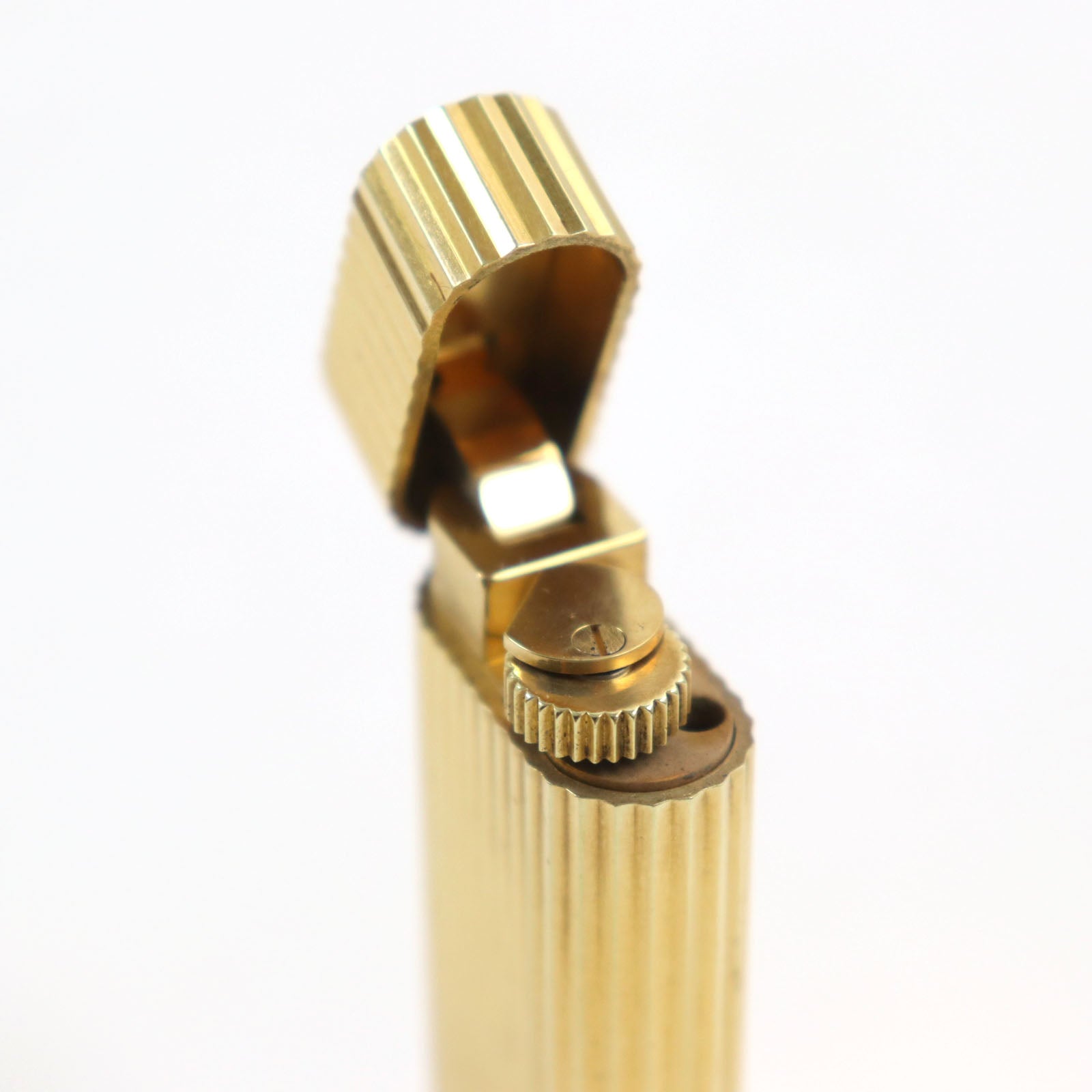 Cartier Gold Oval Roller Lighter Swiss Made