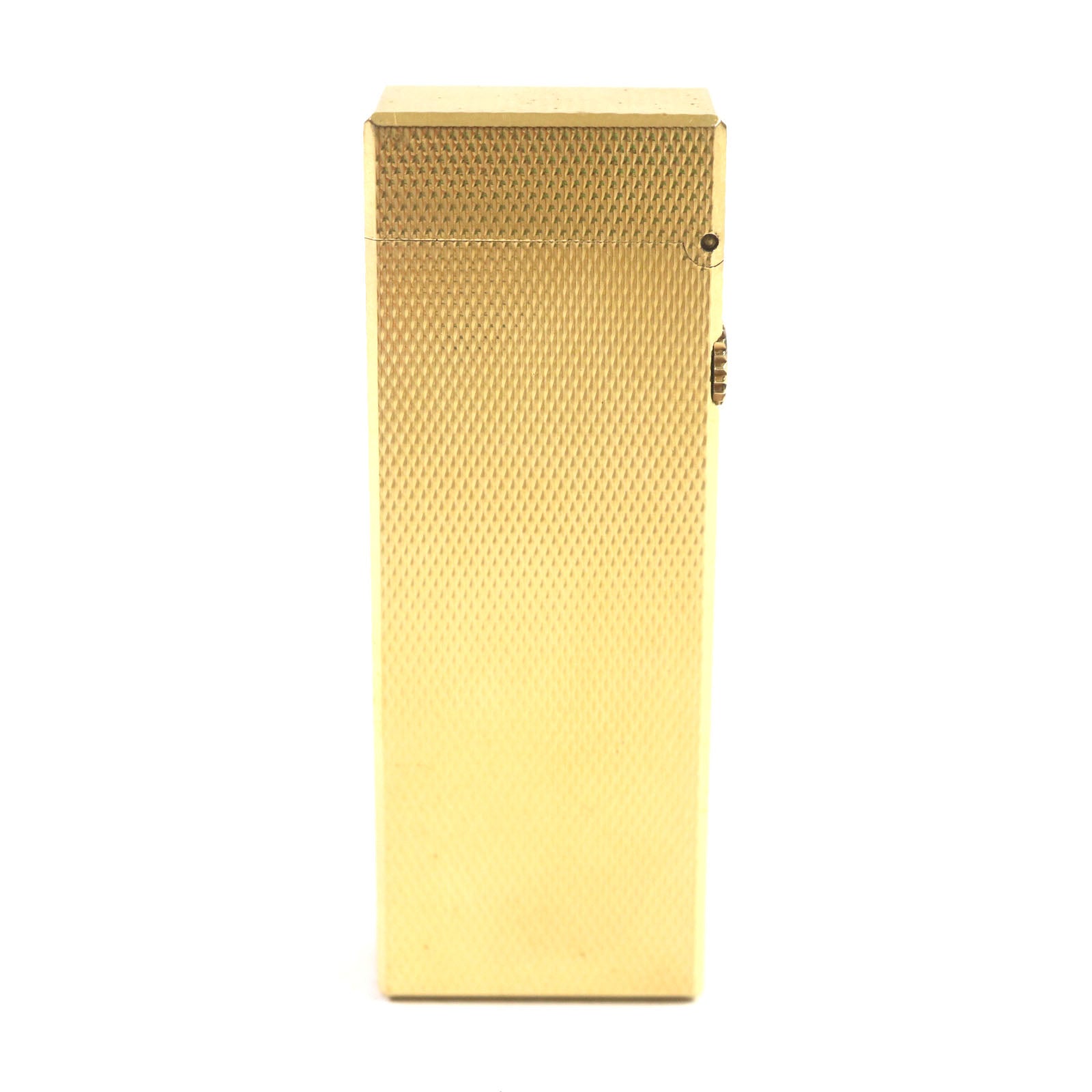 Dunhill Square Pattern Roller Gas Lighter Gold