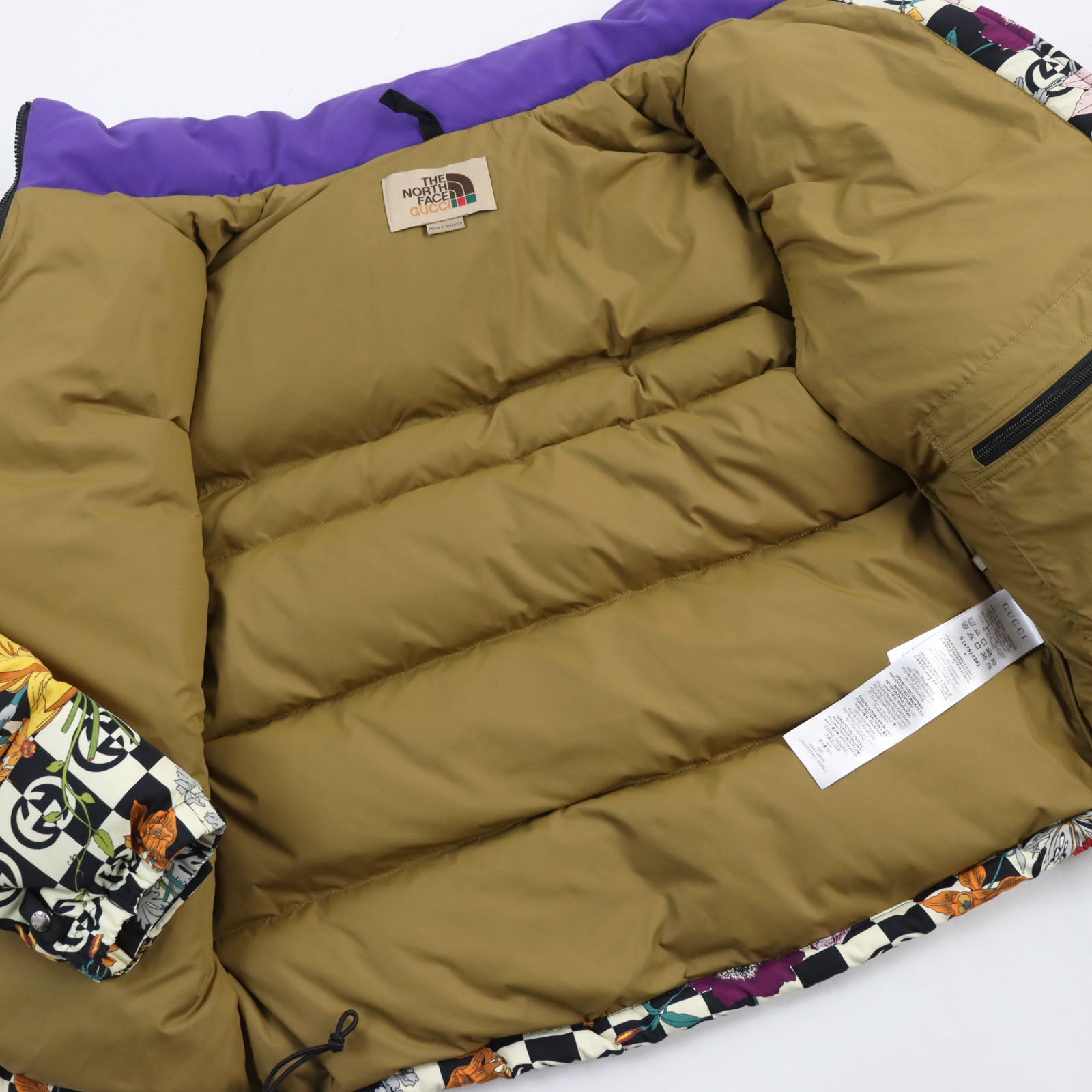 Gucci The North Face Floral Down Jacket